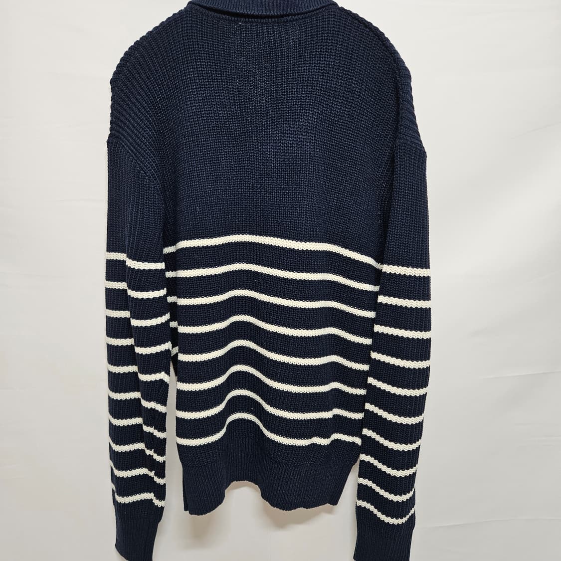 F 무드인사이드 하프집업 카라 니트 상품이미지5