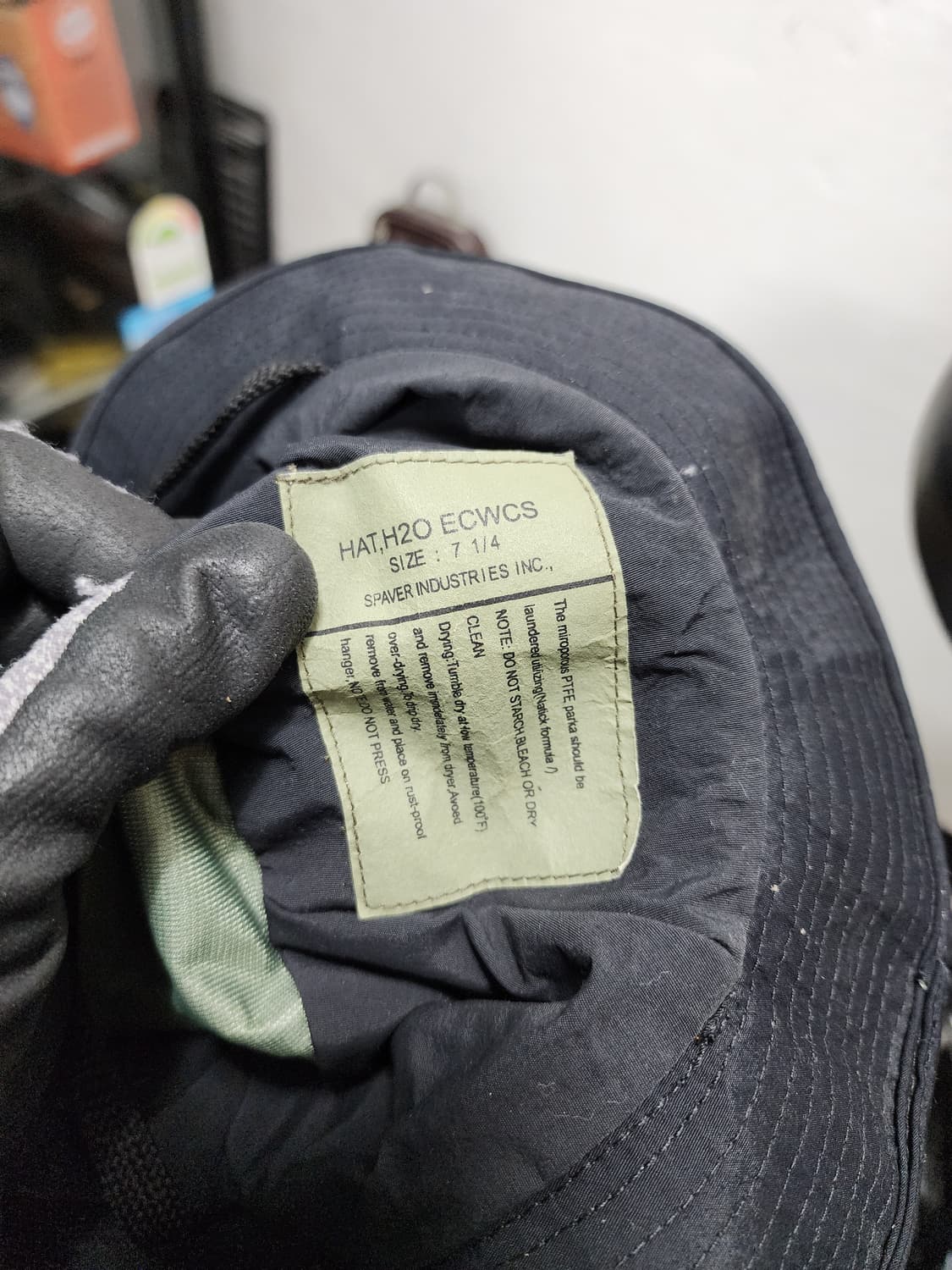 스페이버 밀리터리 블랙 정글모 버킷햇 상품이미지5