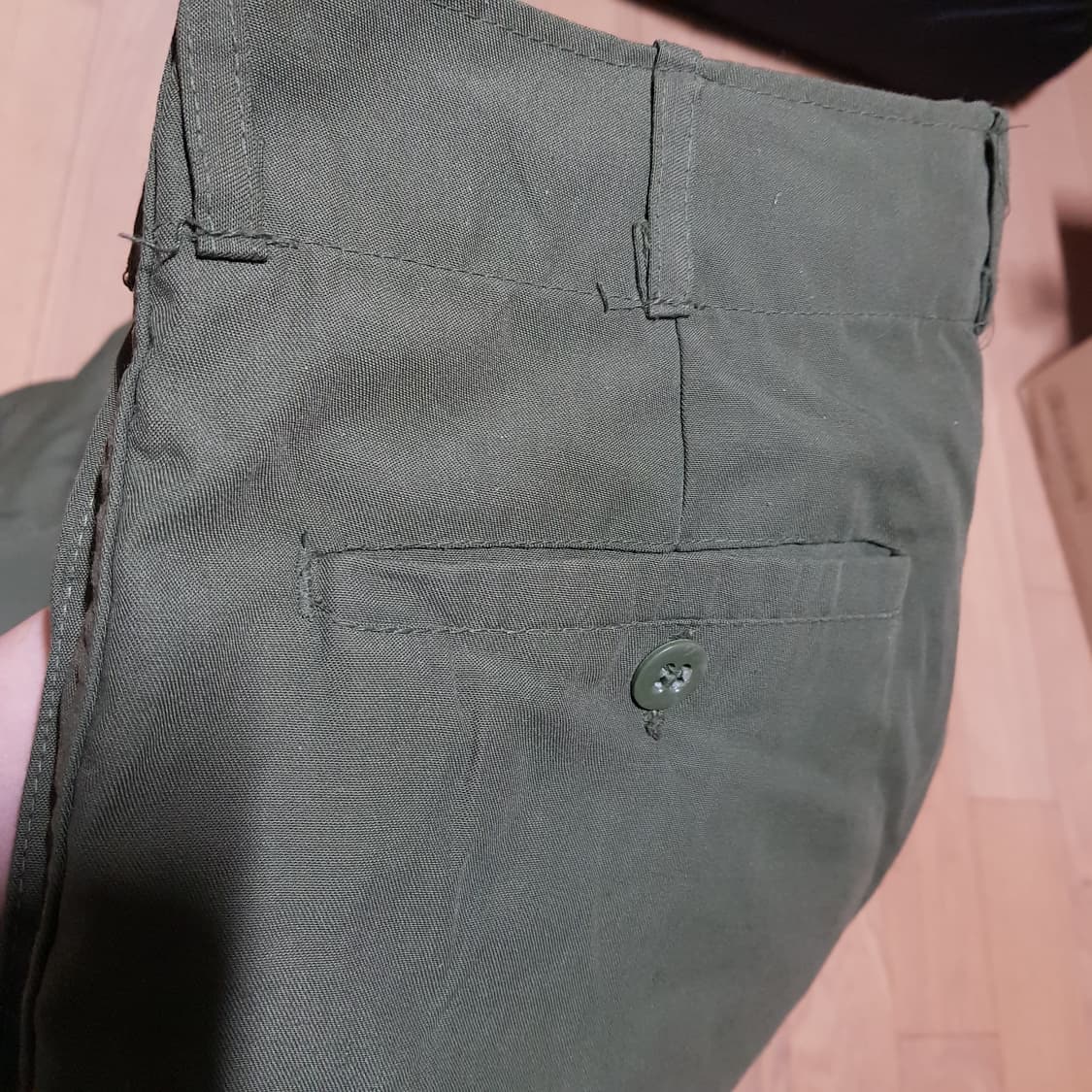 1990년 / 한국군 전투복바지/ 올리브드랩 /빈티지/2-우428 상품이미지3