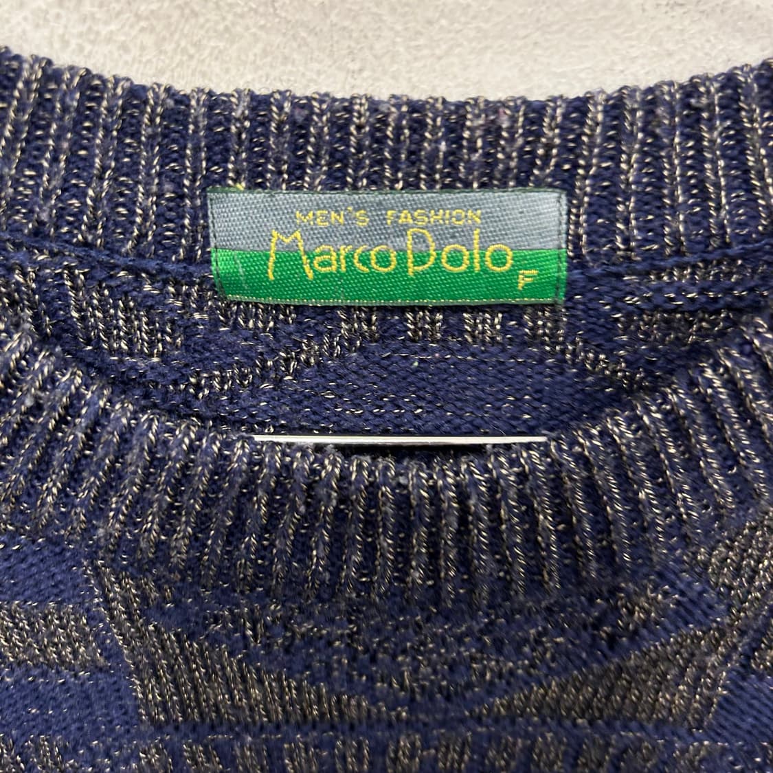 마르코폴로 노르딕 패턴 배색 케이블 니트 상품이미지3