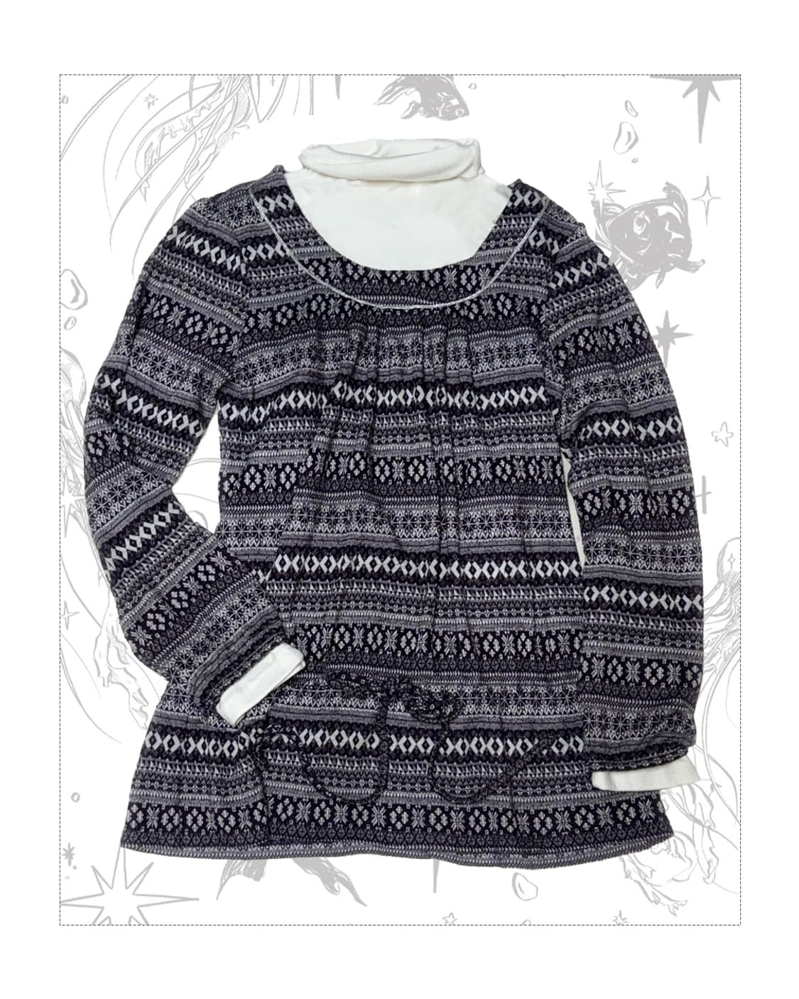 스노우가든 노르딕 니트 상품이미지1