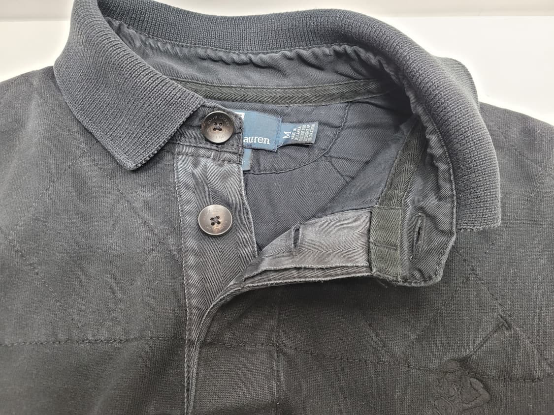 POLO 폴로 랄프로렌 빅포니 빈티지 워싱 럭비 티셔츠 / 남 M 블랙
 상품이미지6