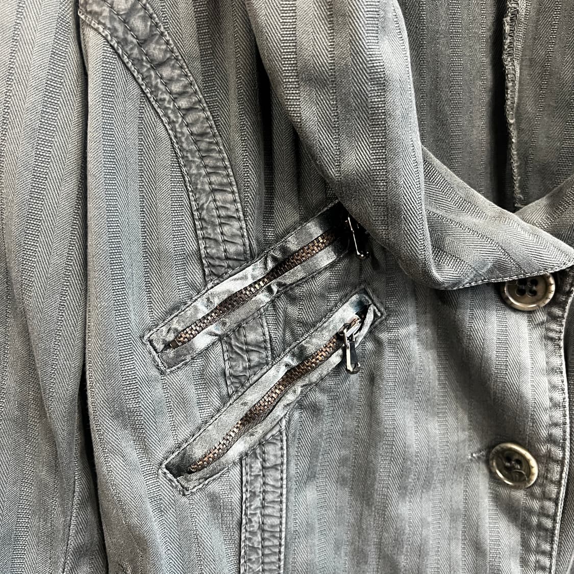 트랜짓 멀티 지퍼 숄칼라 자켓 상품이미지5