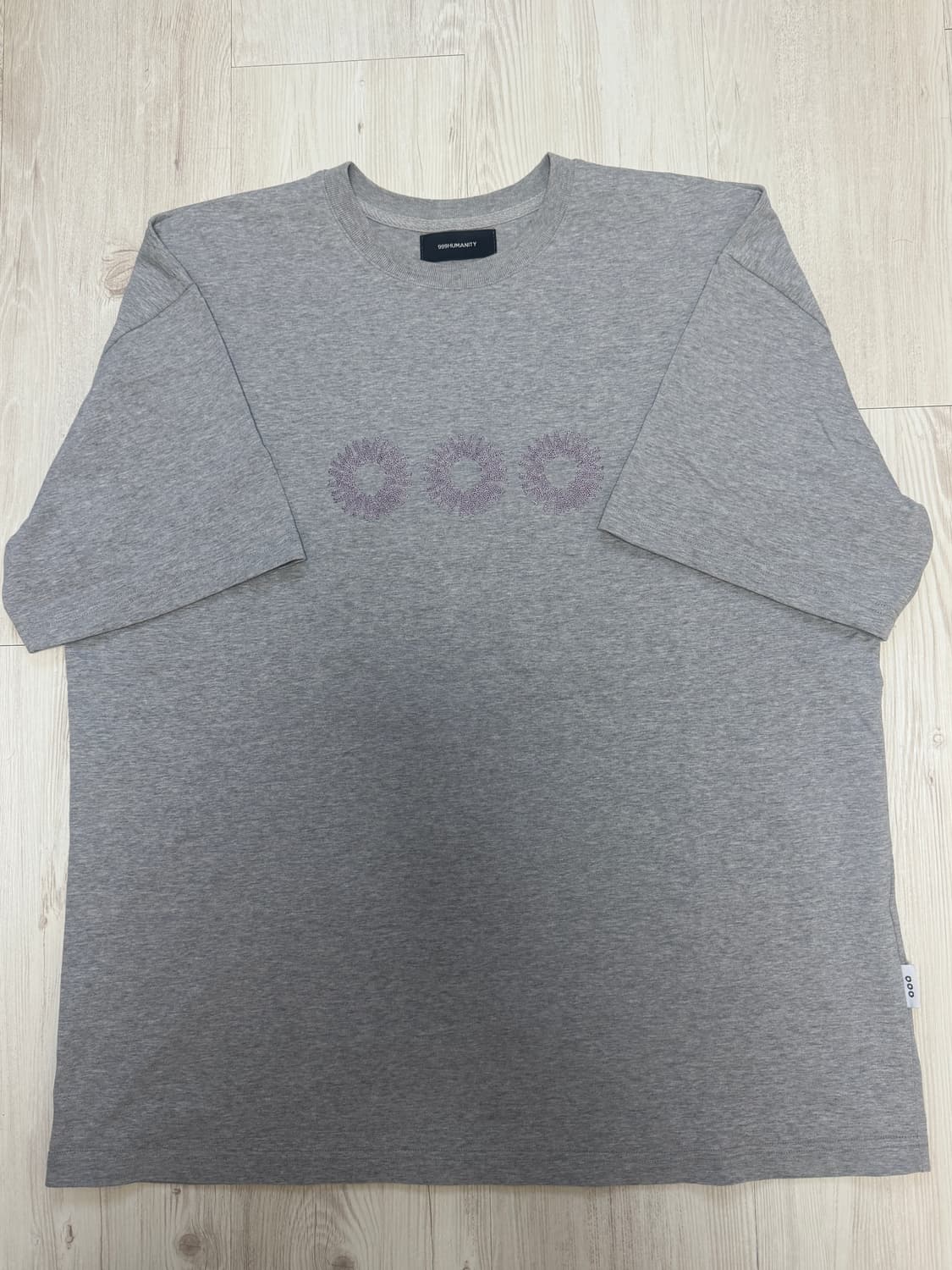 999휴머니티 EVD LOGO 반팔티(MELANGE GREY) 3(L) 상품이미지2