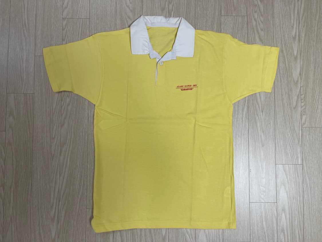 아사히 수퍼 드라이 비어 서버 티셔츠 빈티지 90s 상품이미지1