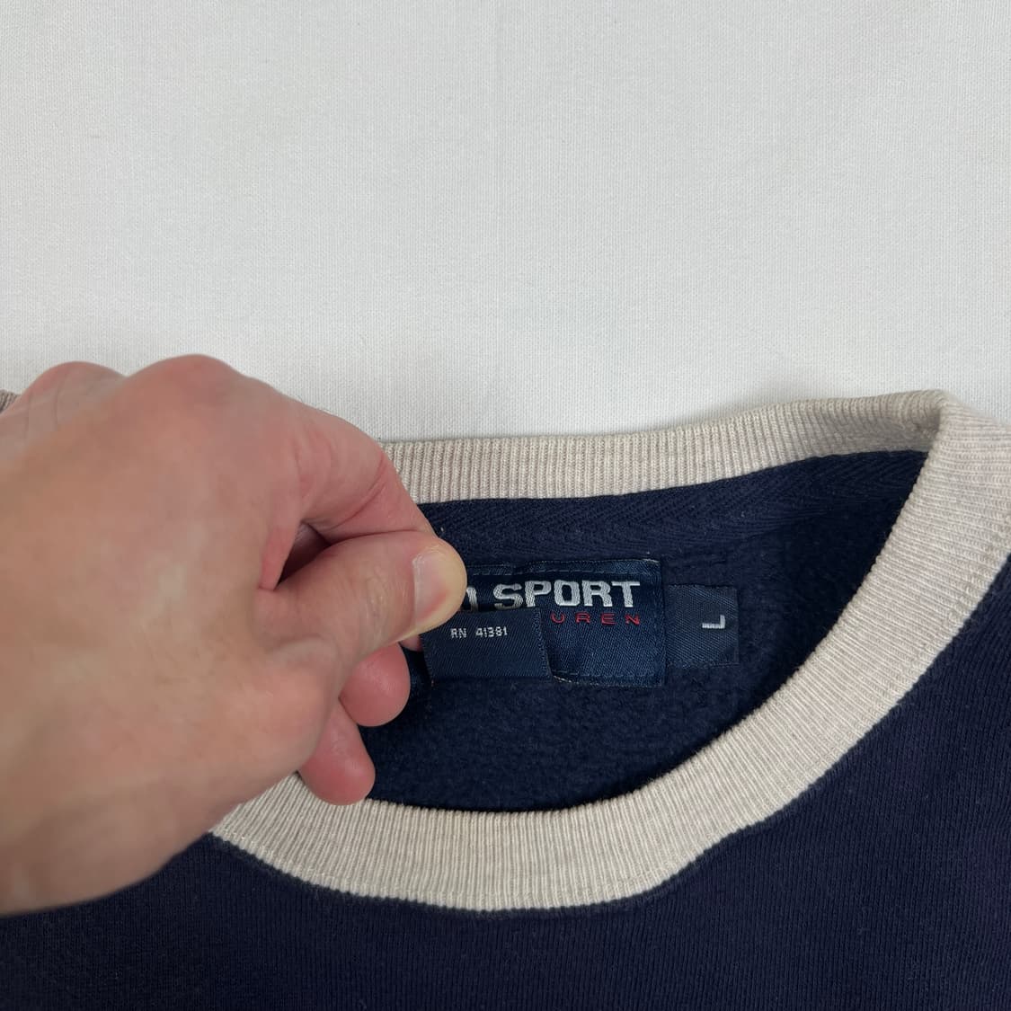 90’s 폴로스포츠 polo sport usa 성조기 로고 맨투맨 상품이미지6