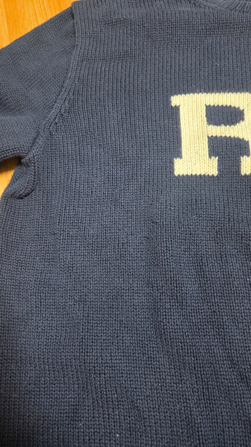 폴로 RL 로고 네이비 니트 상품이미지4