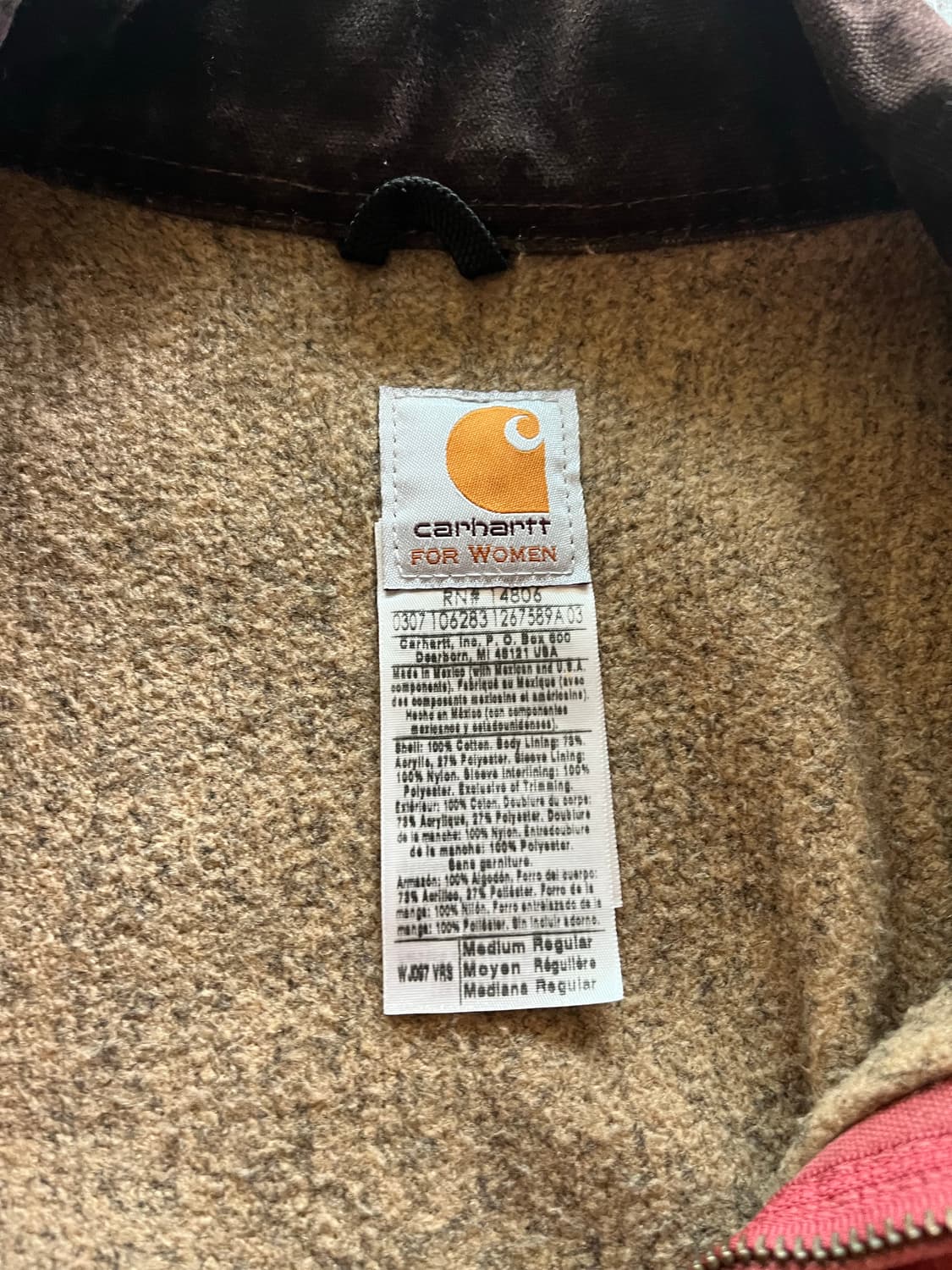 [M] 칼하트 디트로이트 자켓 살몬 vrs wj97 j97 상품이미지5