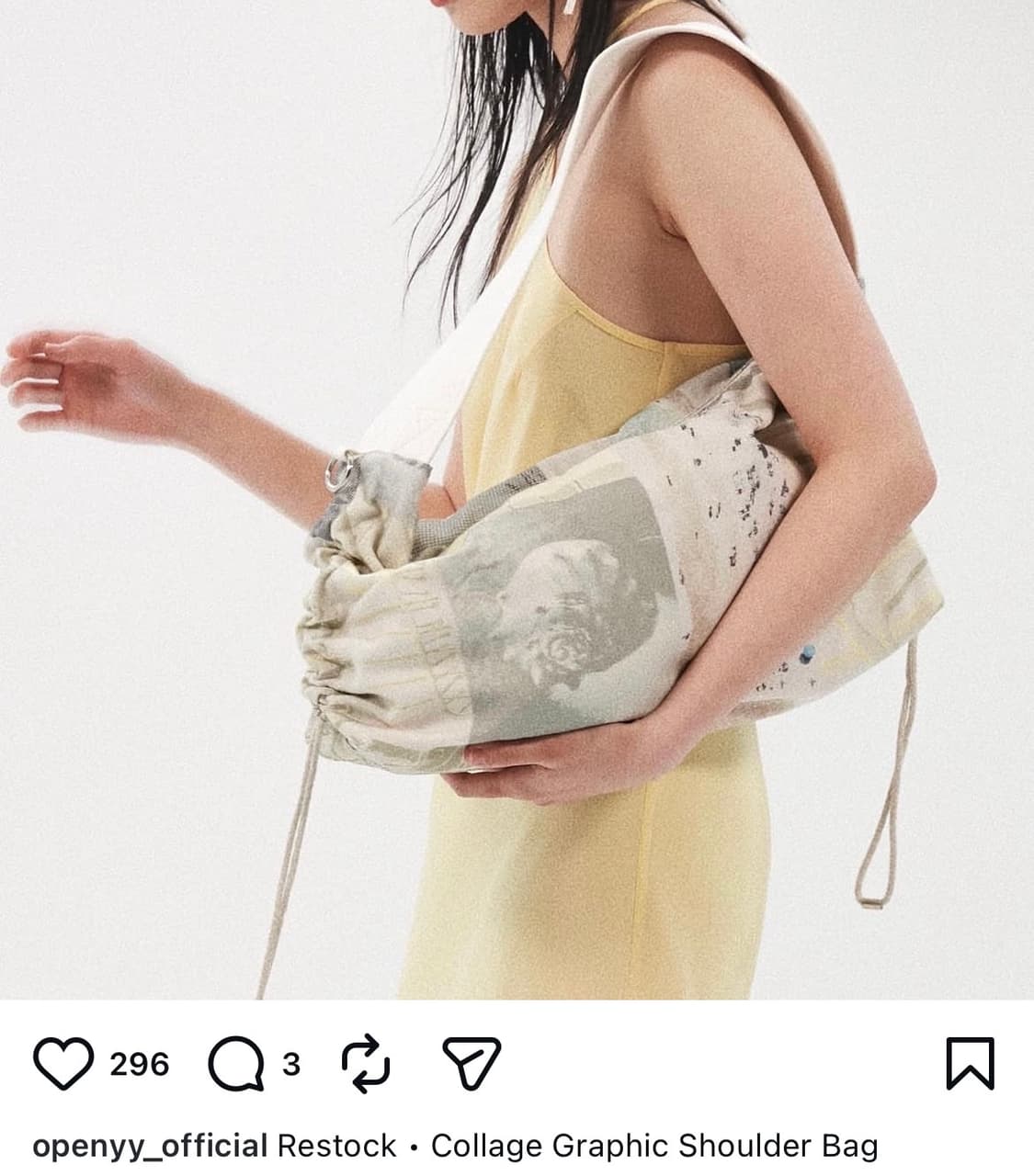오픈와이와이) 콜라주 그래픽 숄더백 상품이미지2