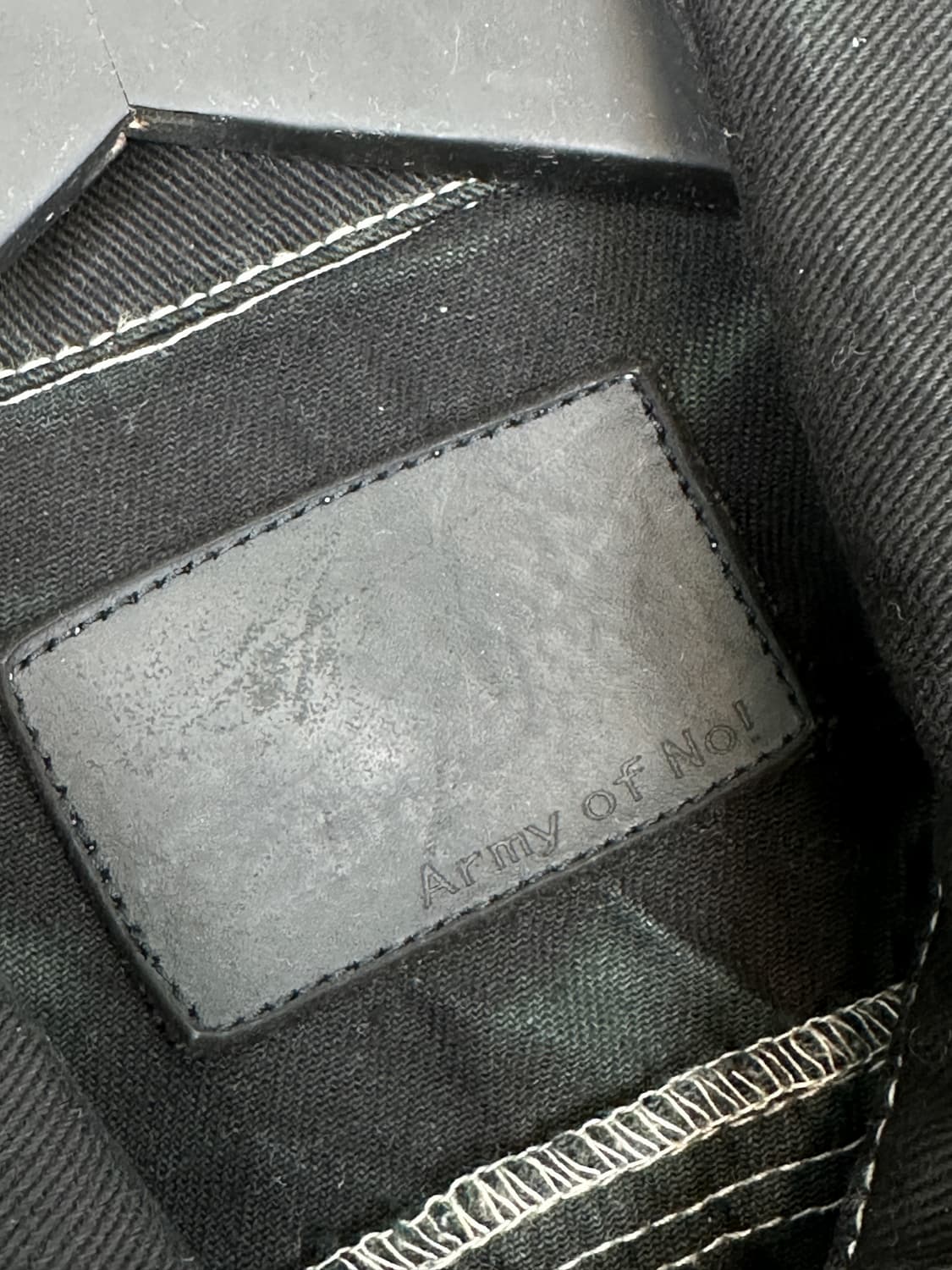 아미오브노 블루 블리치드 데님 자켓 상품이미지6