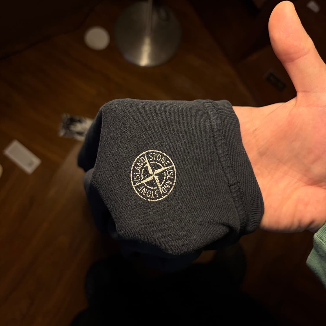 Stone island 가먼트 다이드 프린팅 티셔츠 상품이미지6