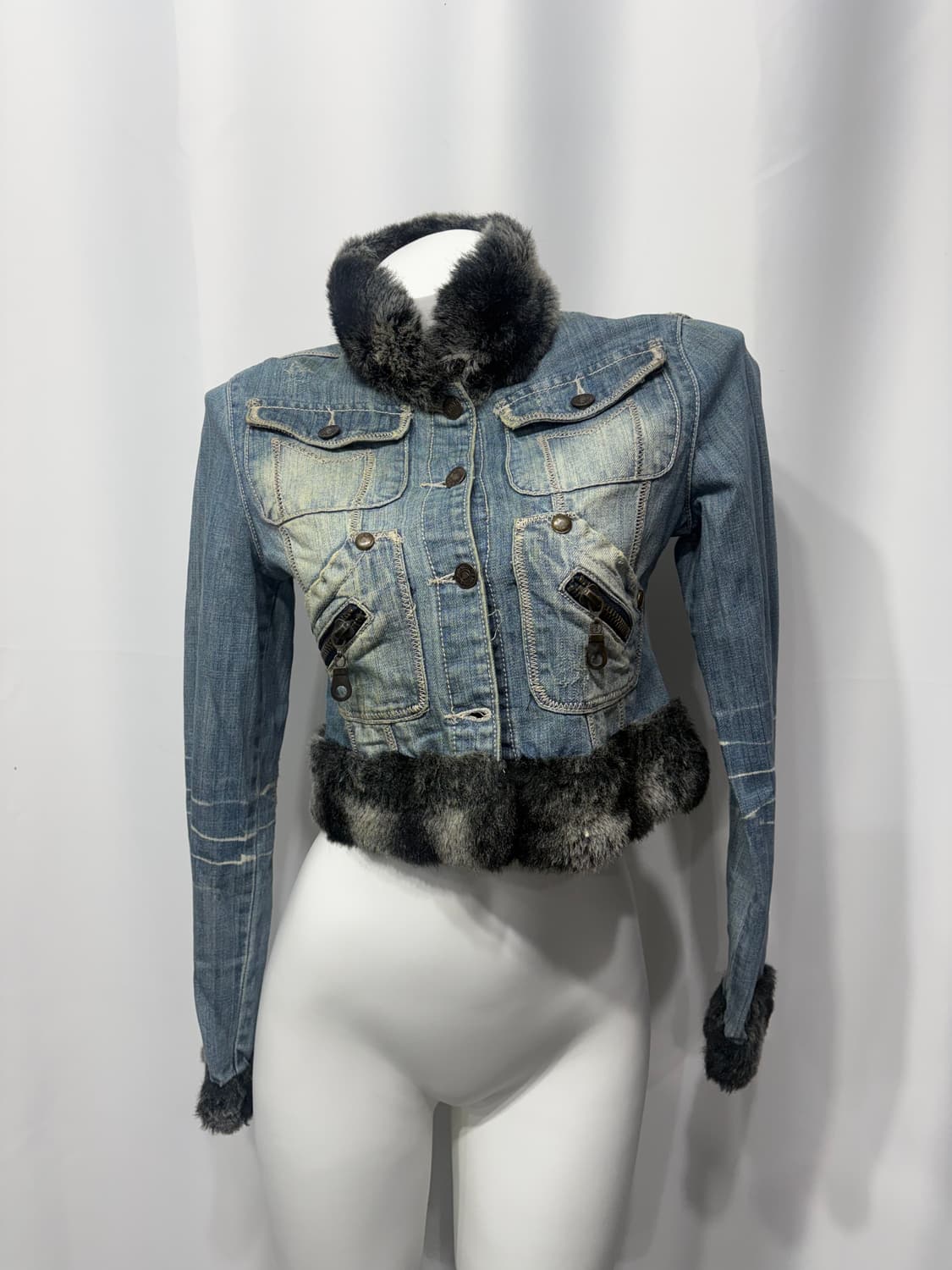 🎸데님 숏 쉐르파 자켓🎸 상품이미지6