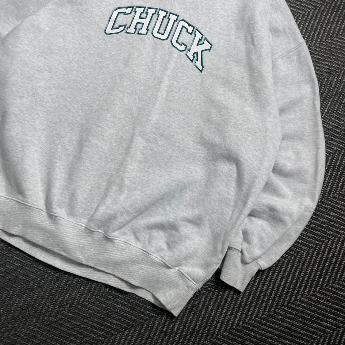 Chuck 아치로고 스웻 맨투맨 그레이y 4586 상품이미지3