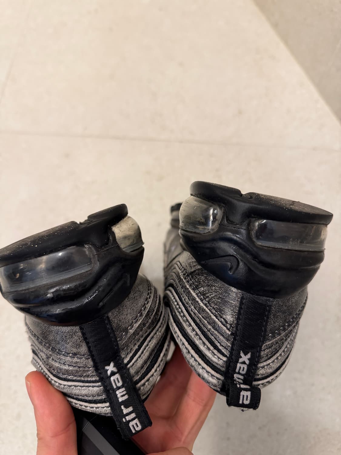 나이키 x 꼼데가르송 에어맥스 97 블랙 상품이미지5