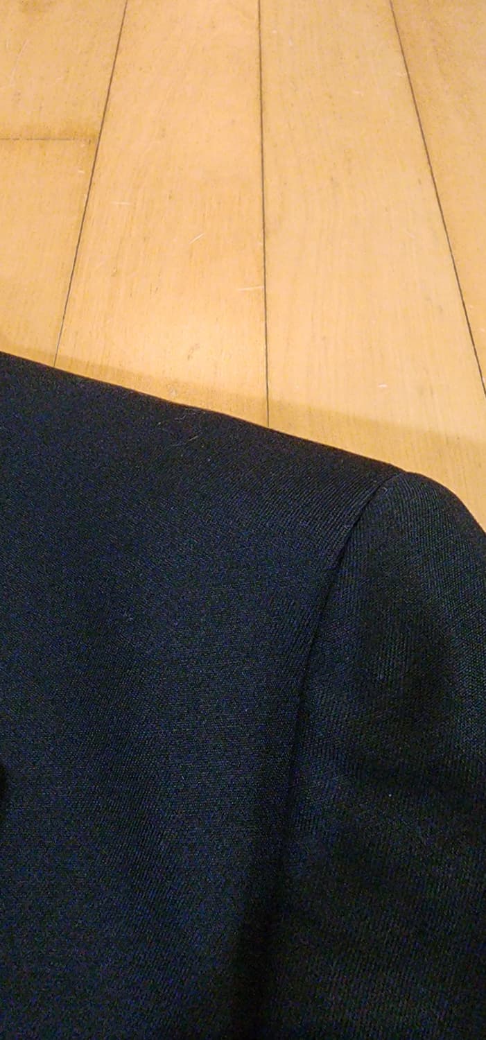 블랙 더블 울자켓 L 상품이미지7