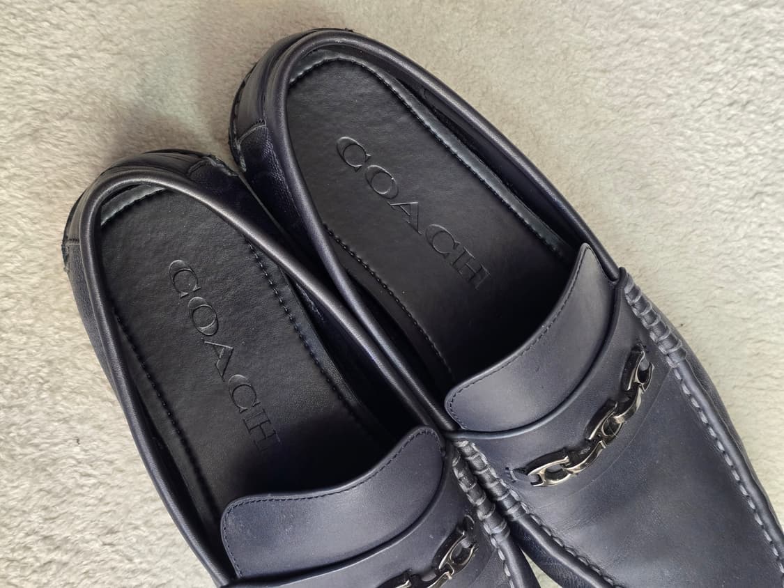 코치 Coach 시그니처 체인 드라이버 남성 로퍼 270size 상품이미지4