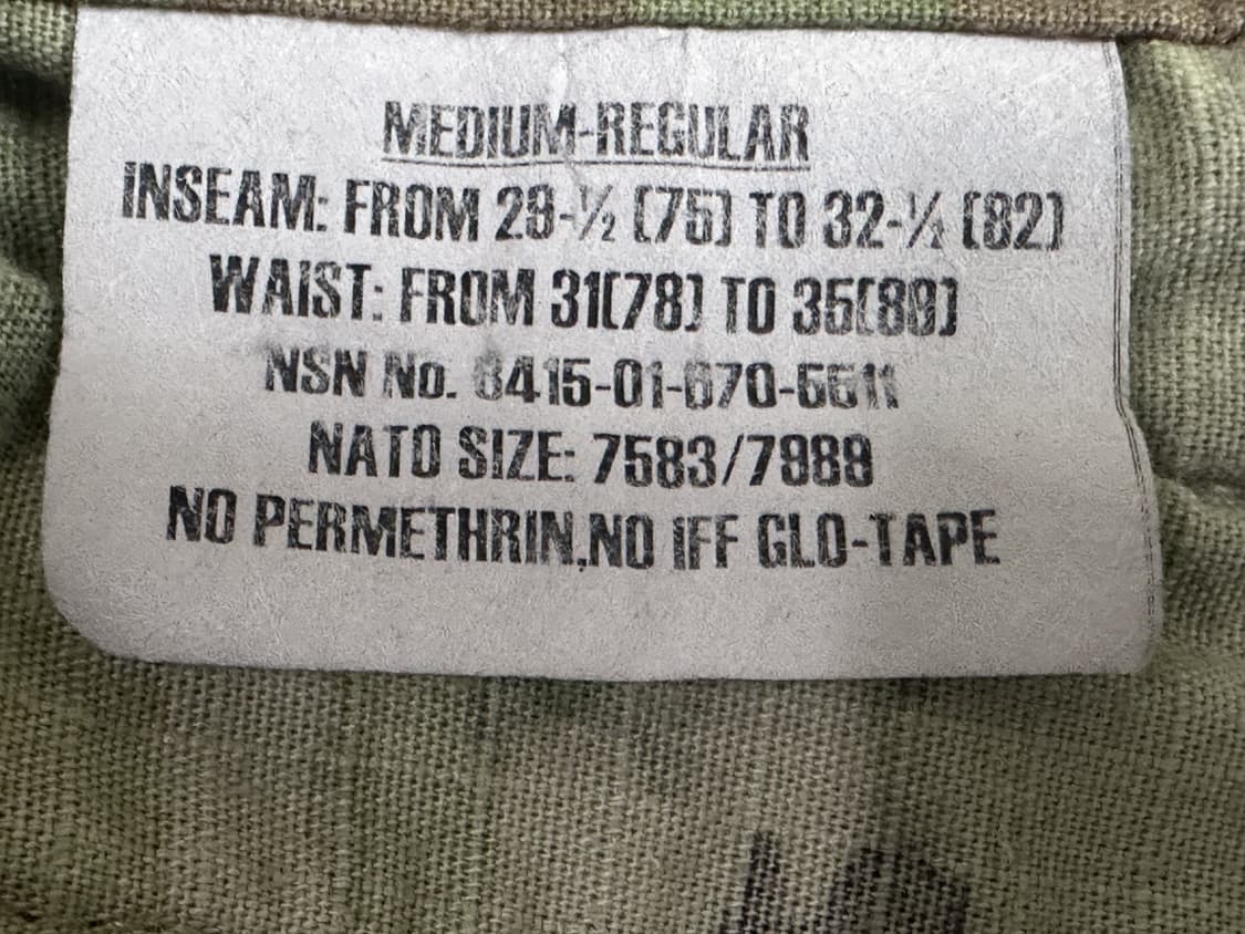 미군 OCP 멀티캠 전투복 바지 하의 (M/R) (L) 상품이미지7