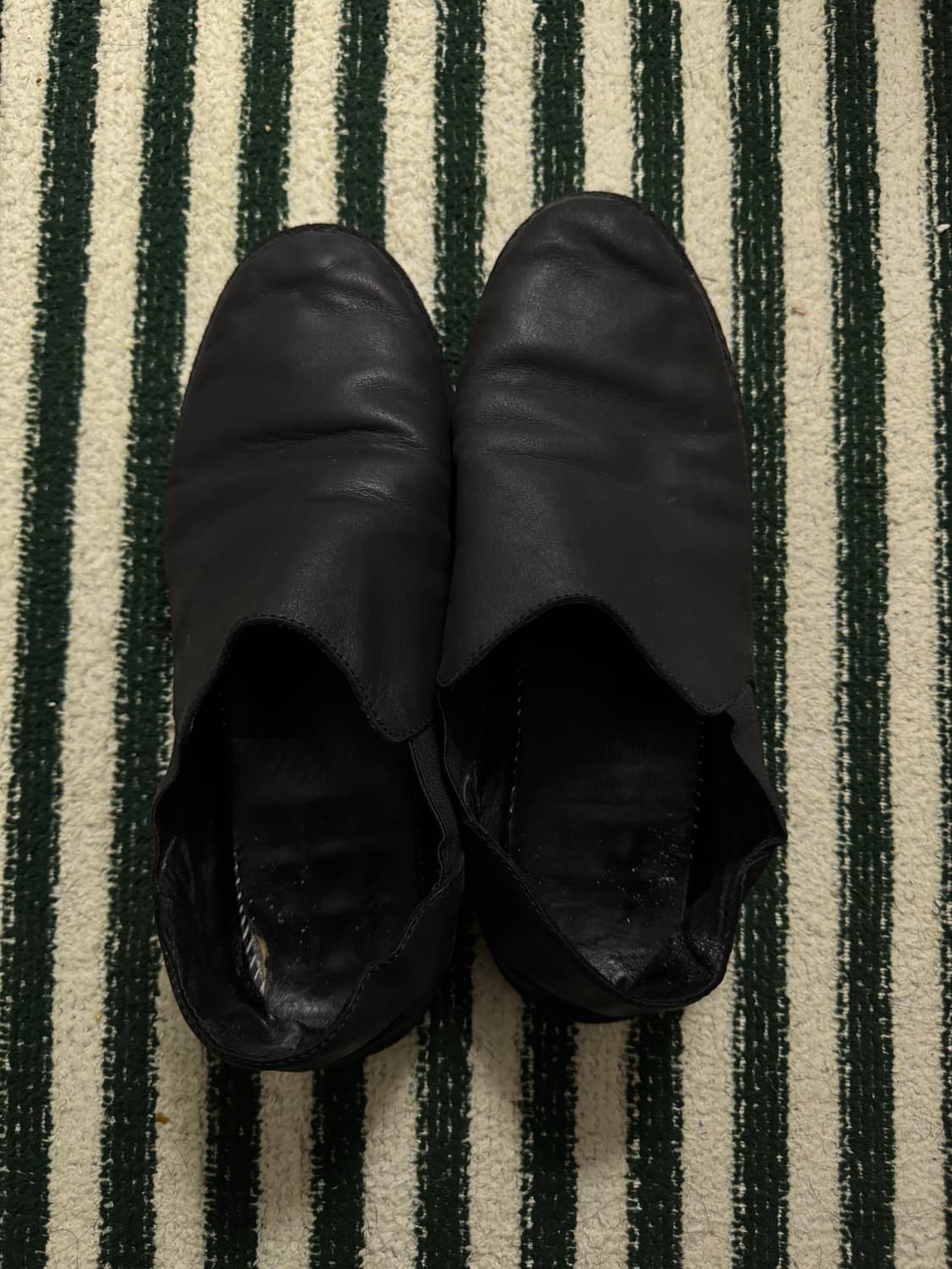 요지 야마모토 레더 슬립온 상품이미지4