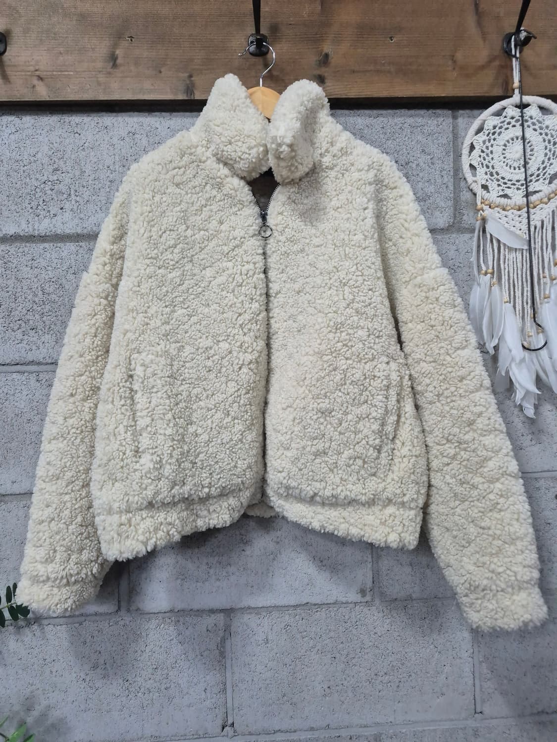 자라 zara 시어링 후리스 자켓 상품이미지4