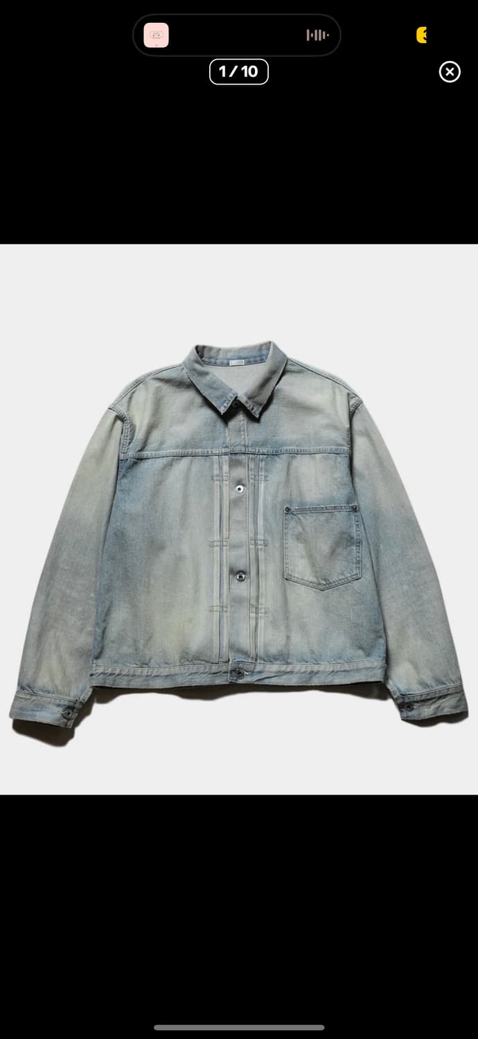 (구매) 아프레쎄 데님 자켓 46 상품이미지1