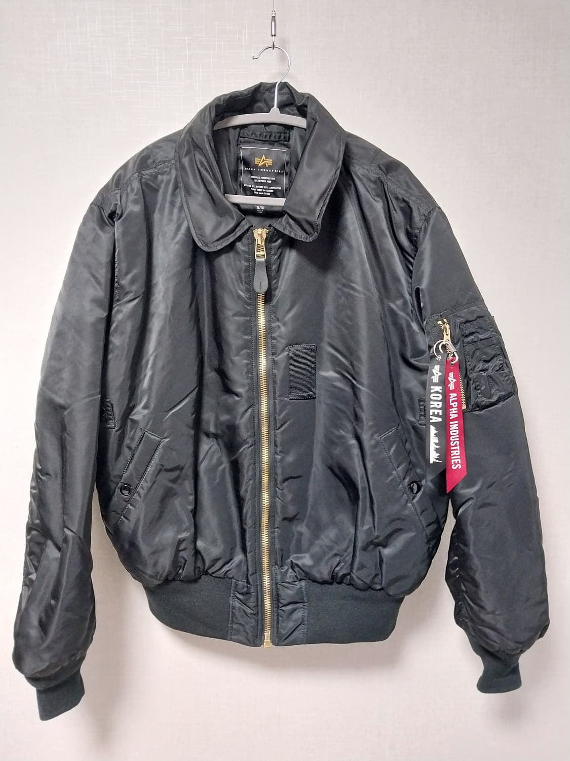알파 인더스트리 ma-1 플라이트 자켓 블랙 XL 상품이미지1