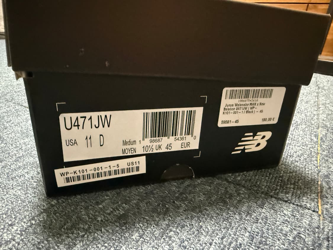 (290) 뉴발란스x준야 471 블랙 팝니다. 상품이미지3