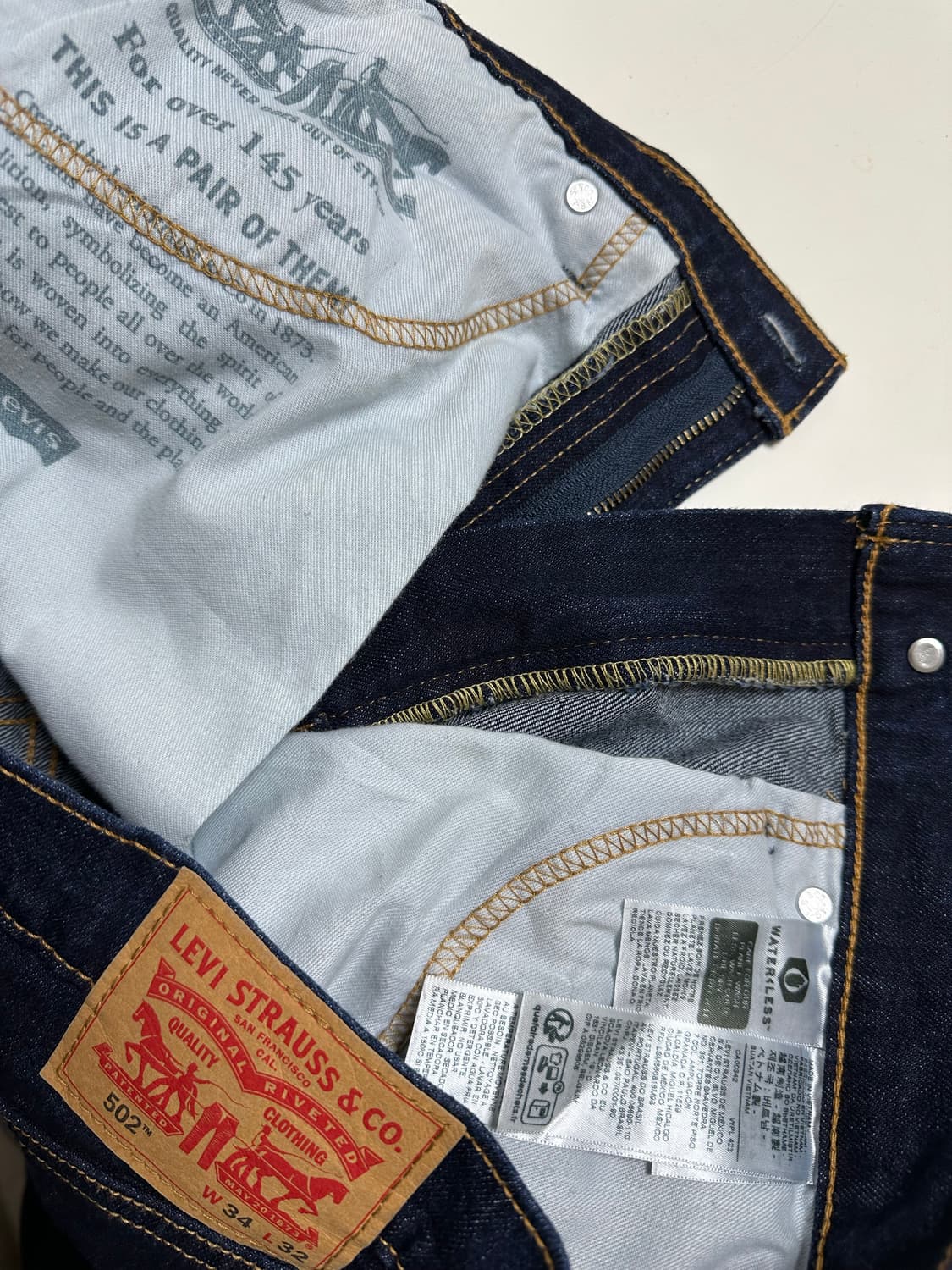 리바이스 502 34/32 상품이미지3