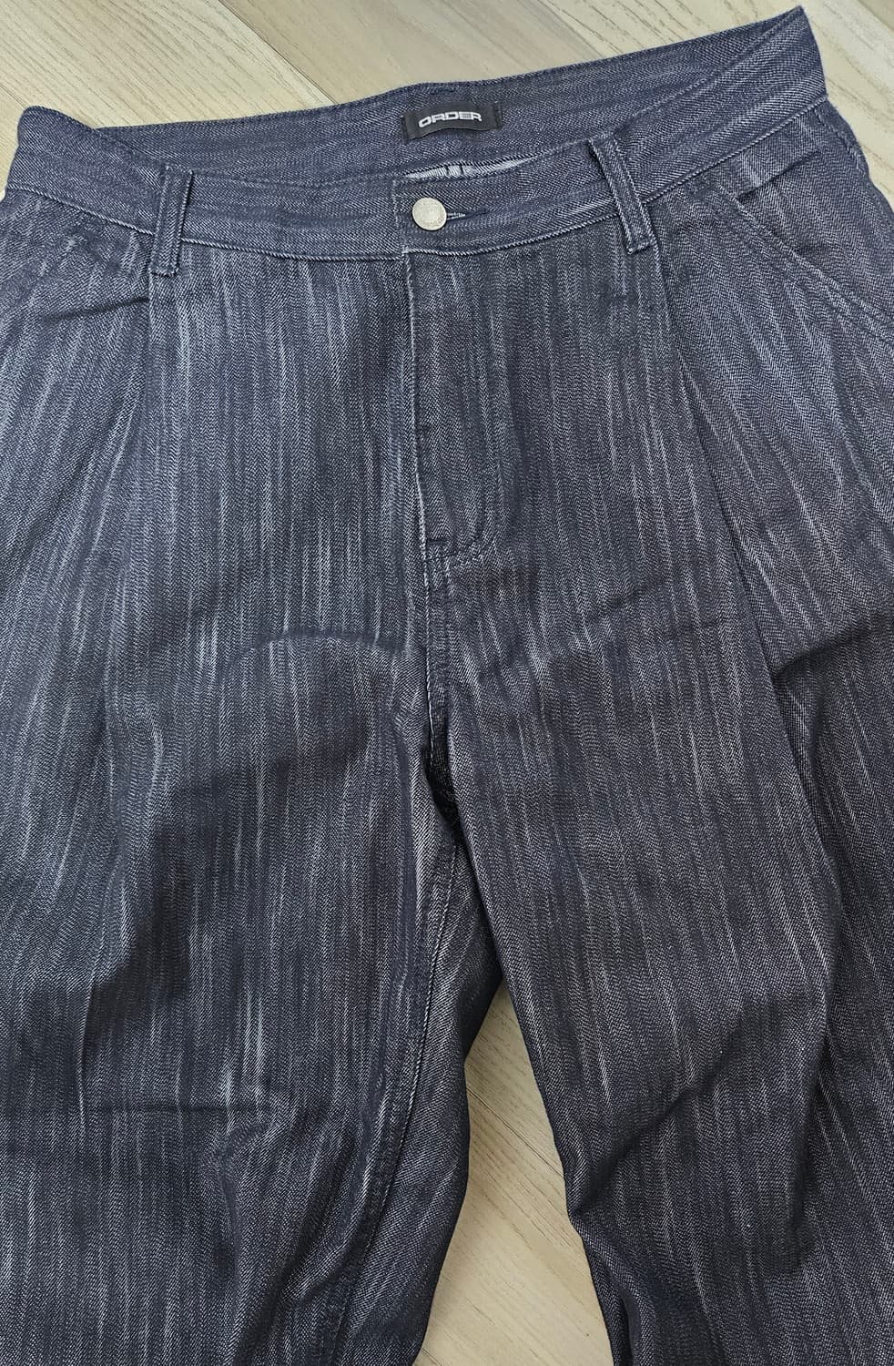 오더아카이브 인디고 와이드 데님 30 상품이미지7