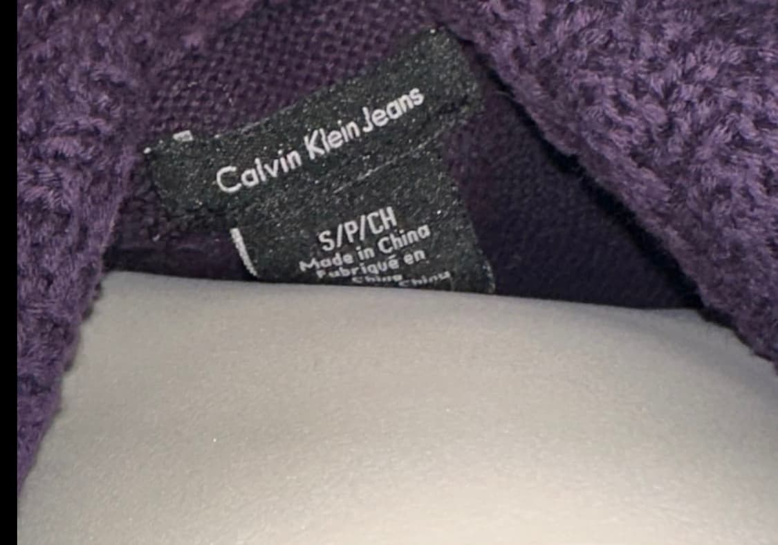 캘빈클라인 퍼플 폴라 니트 원피스 터틀넥원피스 상품이미지3