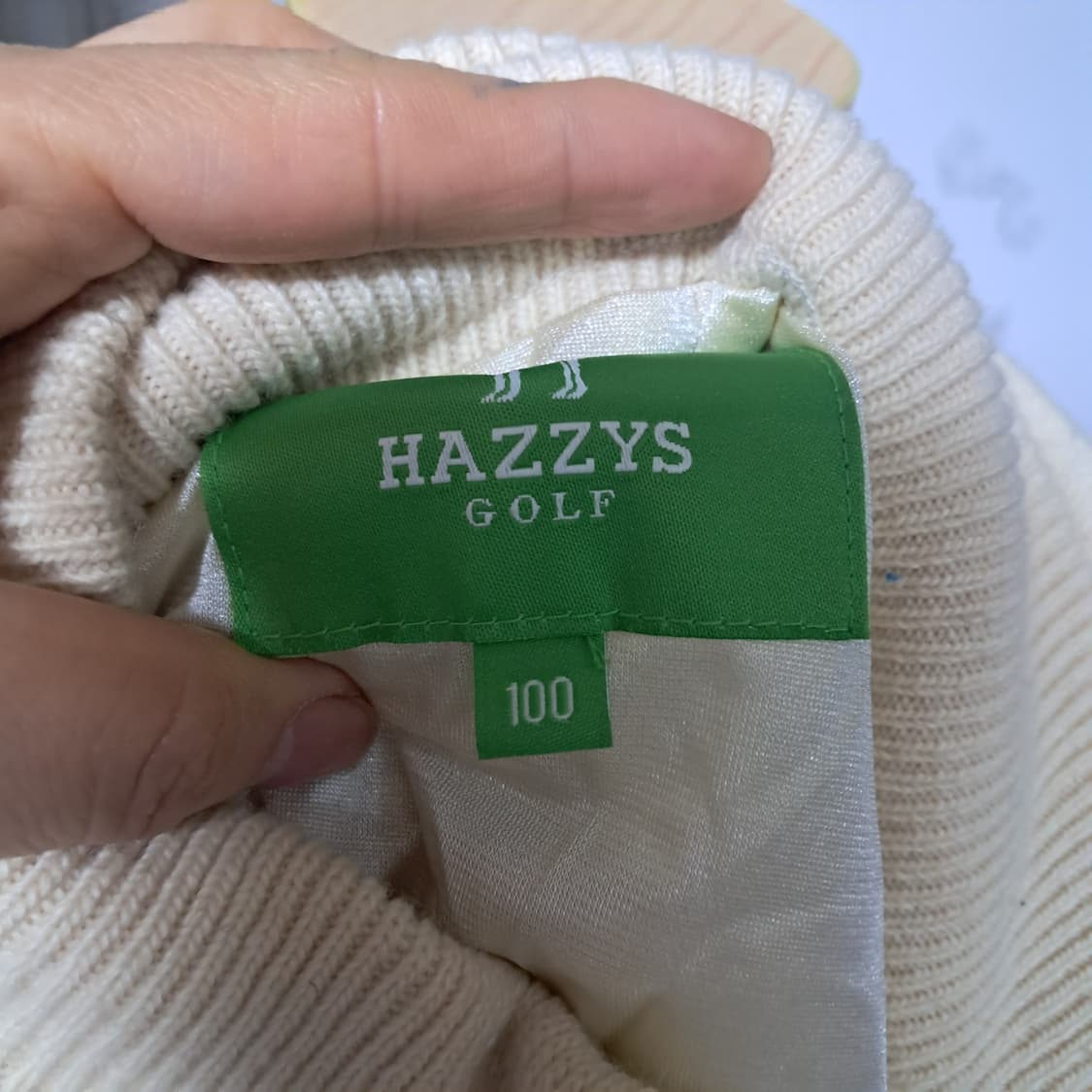 헤지스 골프 남성 방풍니트 모 캐시미어 베스트 조끼 100 상품이미지8