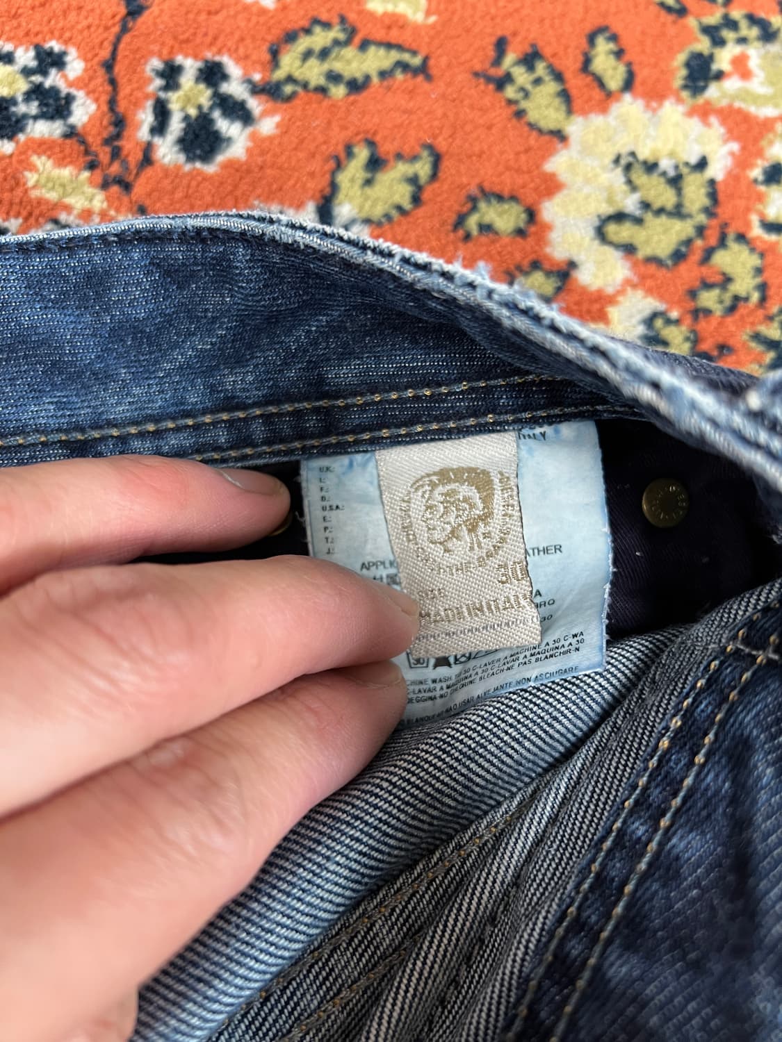 [30] 디젤 자티니 부츠컷 플레어 데님 팬츠 중청 상품이미지8