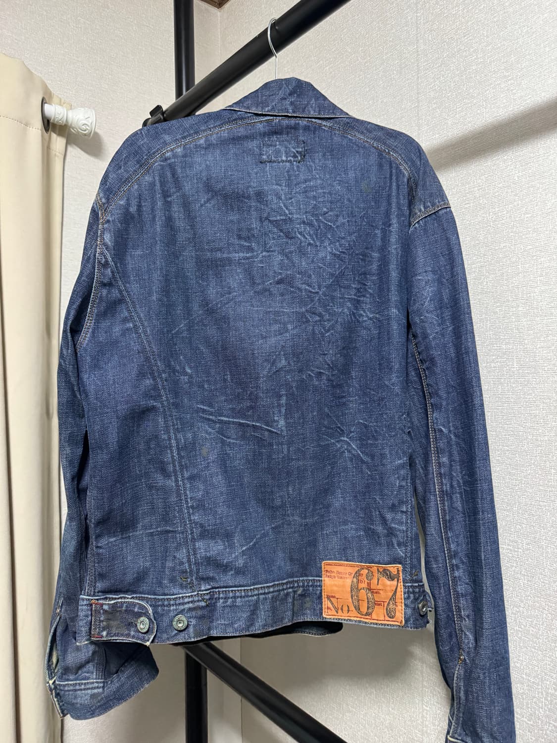 폴로 진스 랄프로렌 빈티지 No.67 패치 2세대 타입 데님 자켓 상품이미지2
