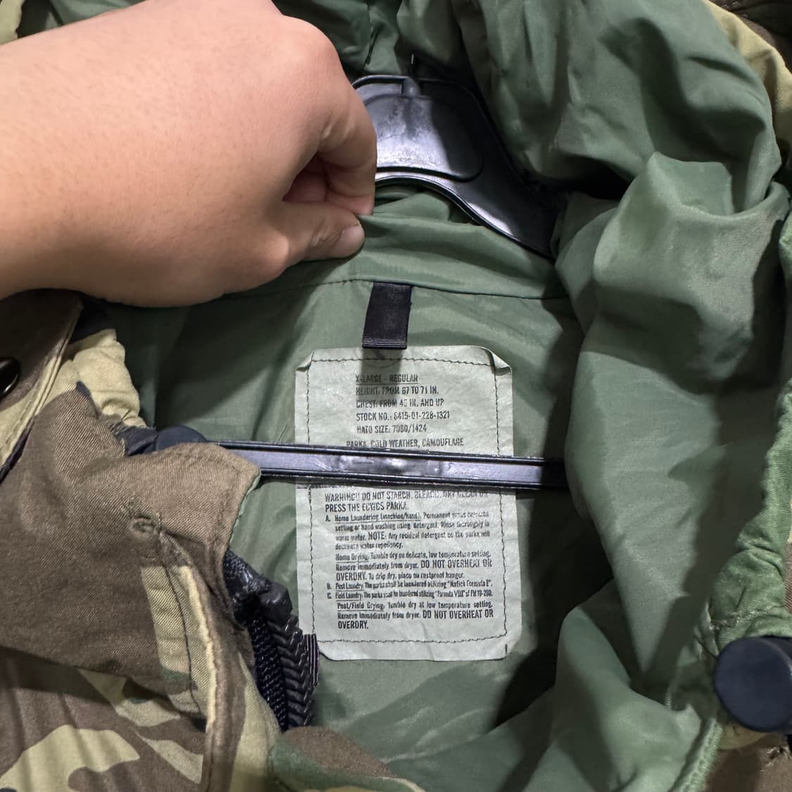 미군 오리지널 고어텍스 상품이미지2