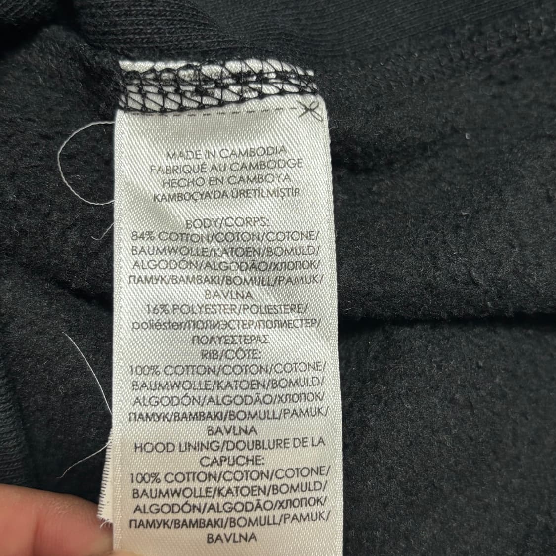 M 폴로랄프로렌 레드 포니 블랙 후드 집업 상품이미지5