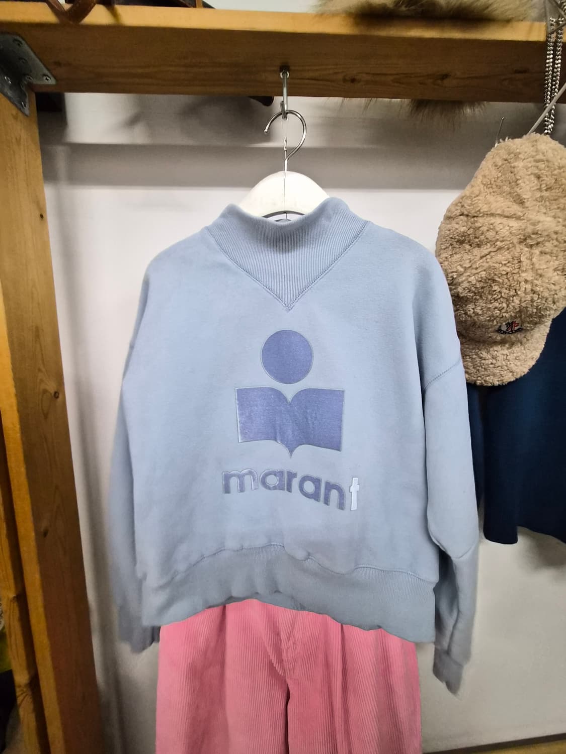 이자벨마랑 네이그런 맨투맨. 에잇세컨즈 코듀로이와이드, 상품이미지3