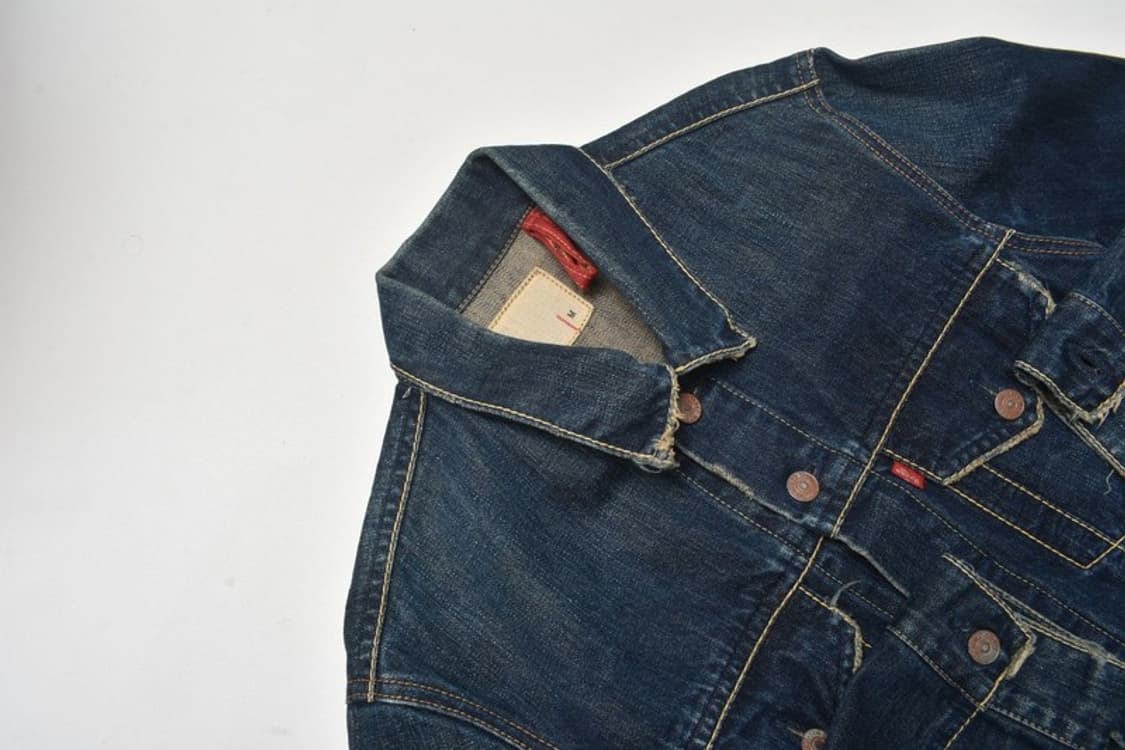 리바이스 레드룹 데님 트러커 청자켓 M  N1318 상품이미지7