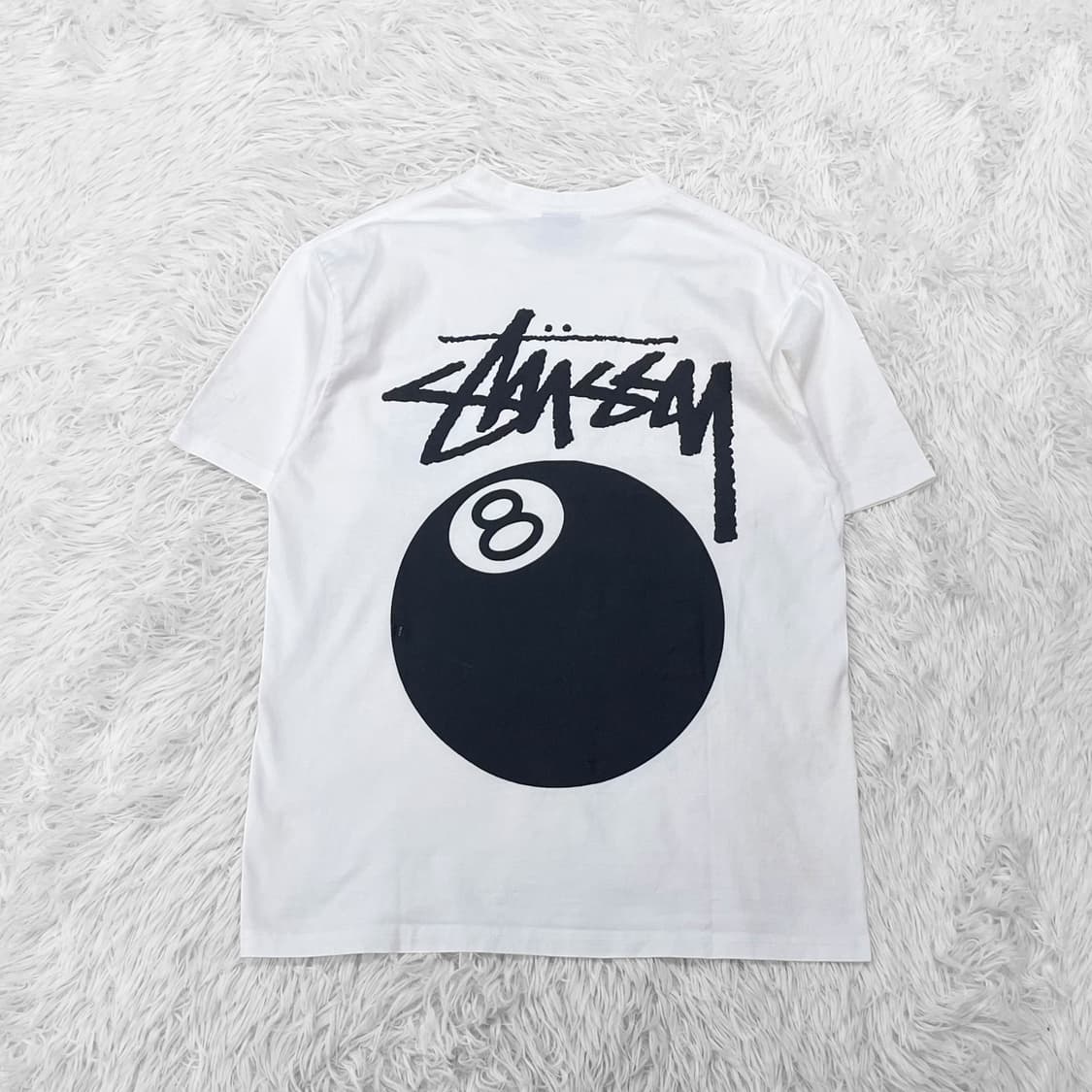 스투시 8볼 반팔티 화이트 상품이미지2