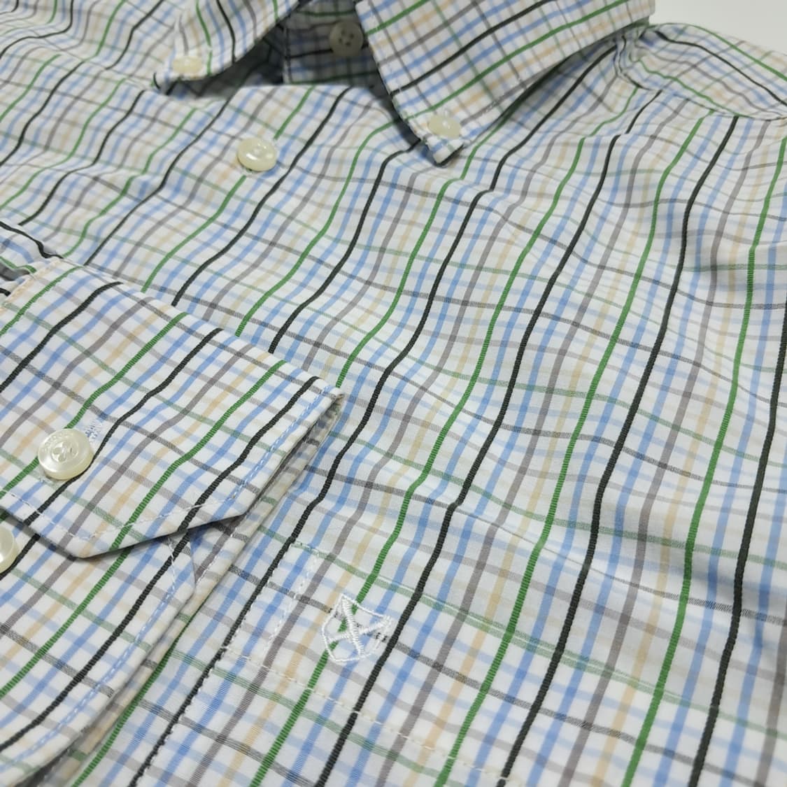 CL942 M 바버 코튼 레귤러핏 멀티 마이크로체크 셔츠 상품이미지4