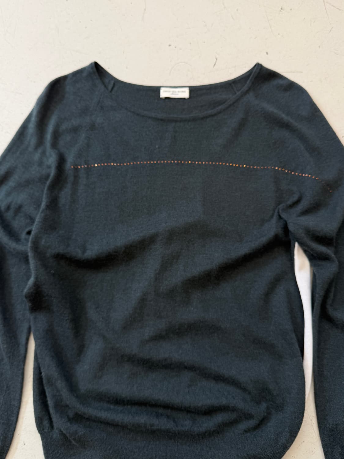 colorblock round knit  상품이미지4