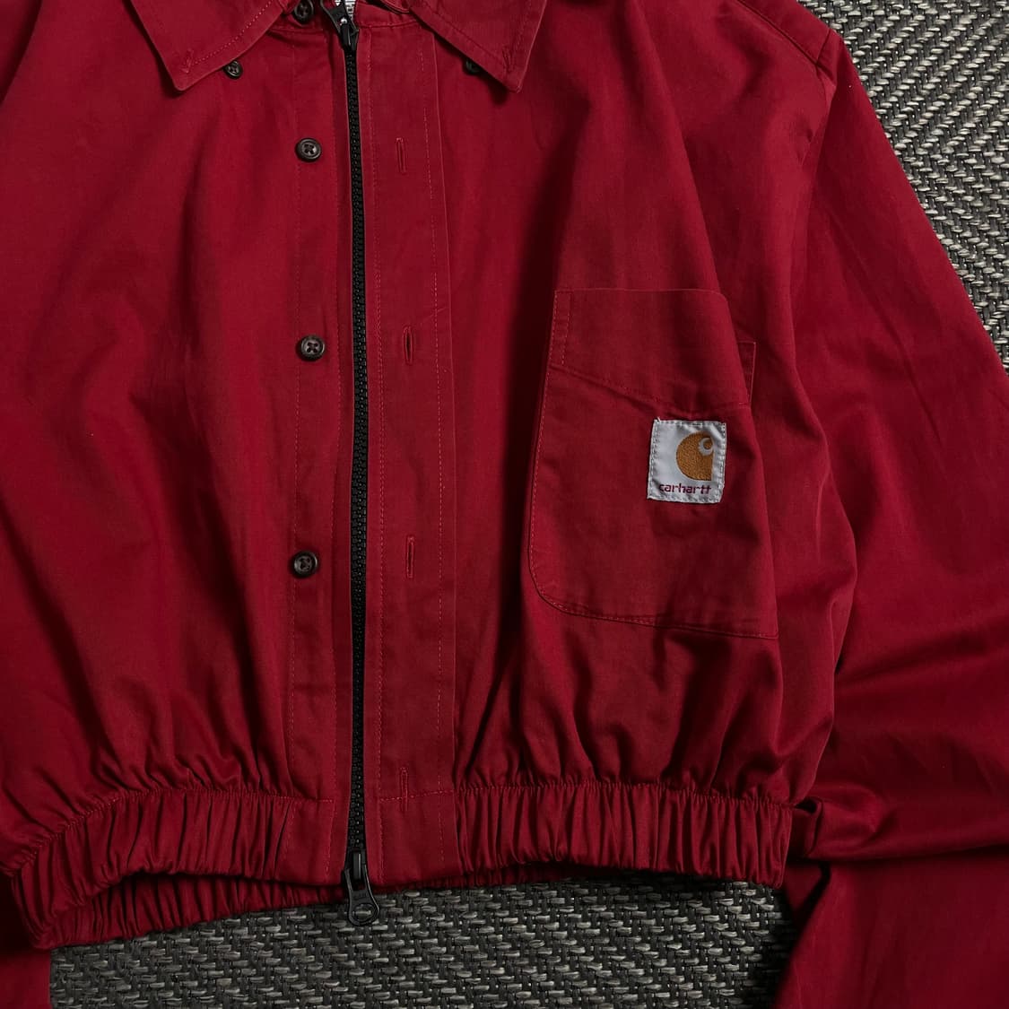 칼하트 크롭 리메이크 투웨이 셔츠 자켓o 4344 상품이미지4