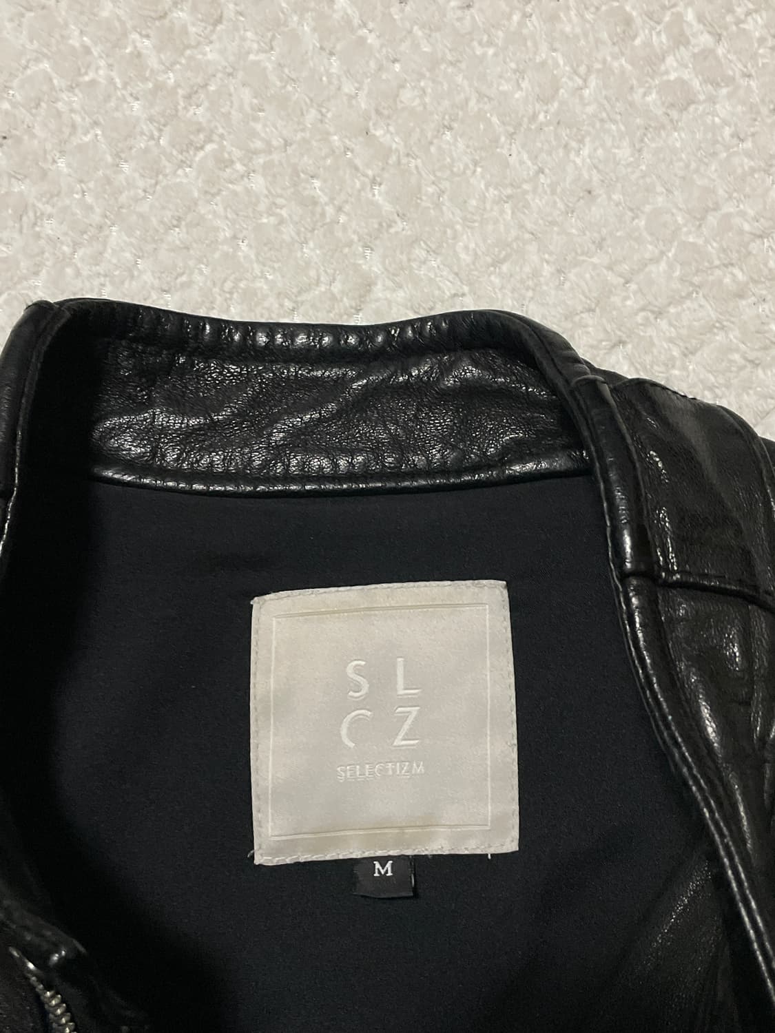 셀렉티즘 웨스턴 무드 램스킨 양가죽 레더 자켓 상품이미지6