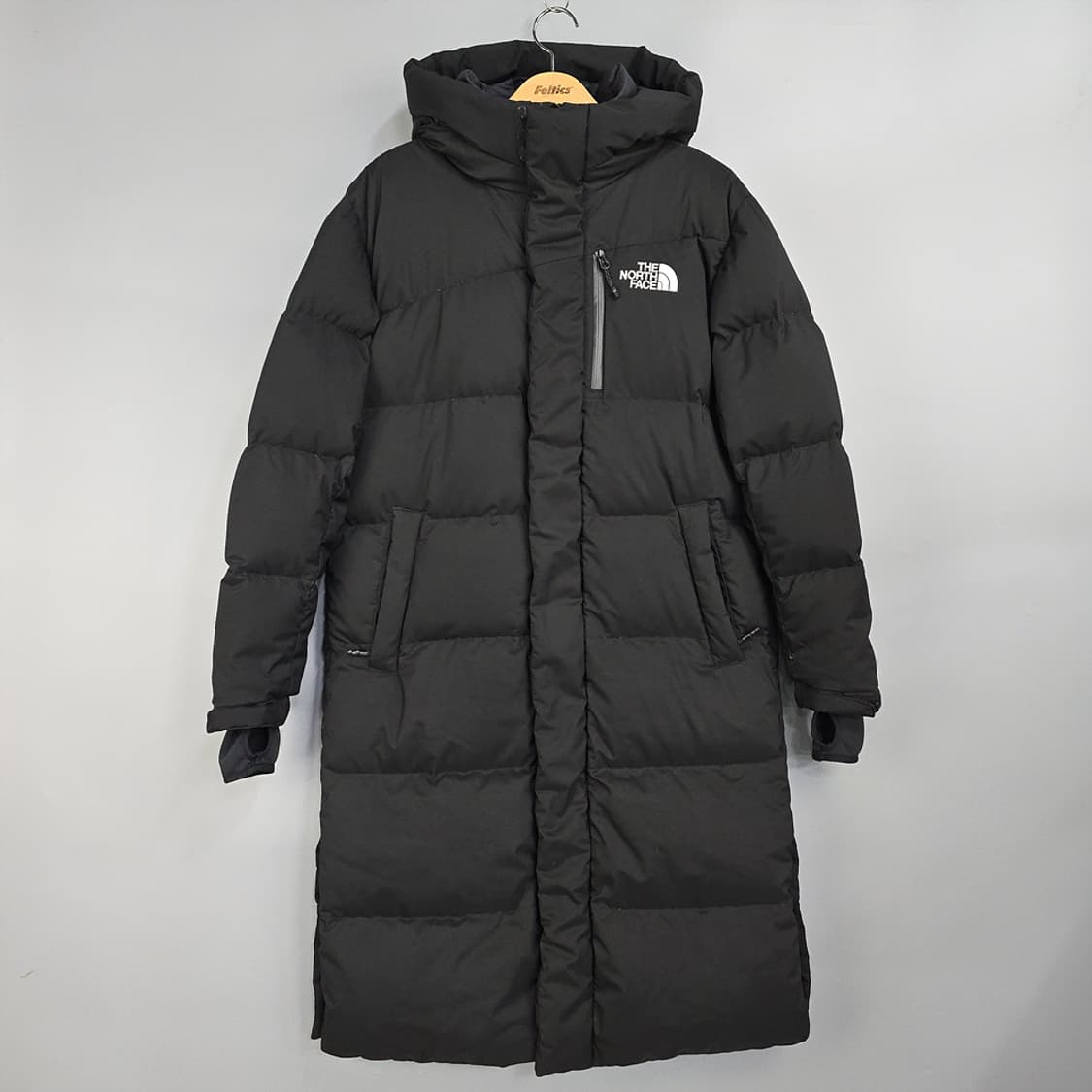 노스페이스 익스플로딩 롱 다운 패딩 코트 블랙 L(소지섭 롱패딩) 상품이미지1