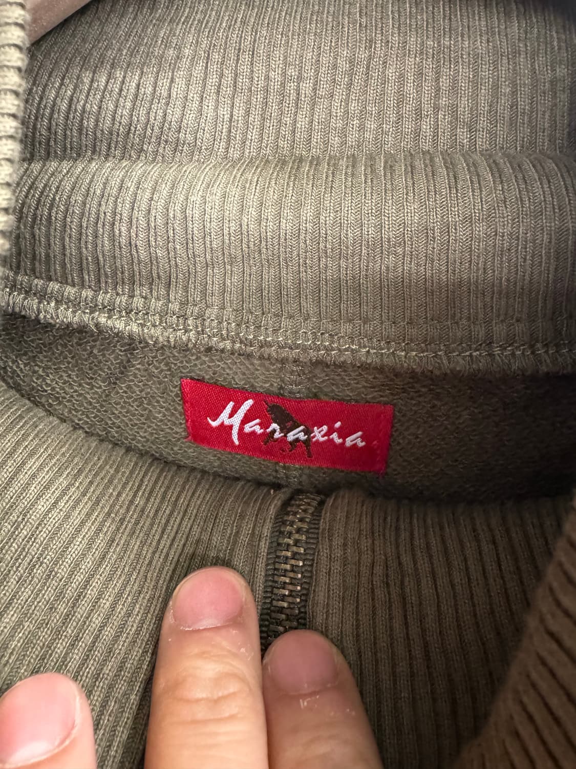 Maraxia 빈티지 패치 후드집업 상품이미지3