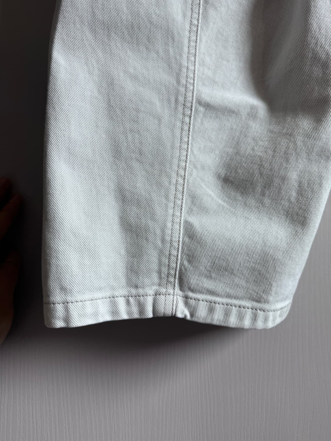 LEMAIRE 르메르 트위스트 벨티드 팬츠 스노우그레이 L 상품이미지6