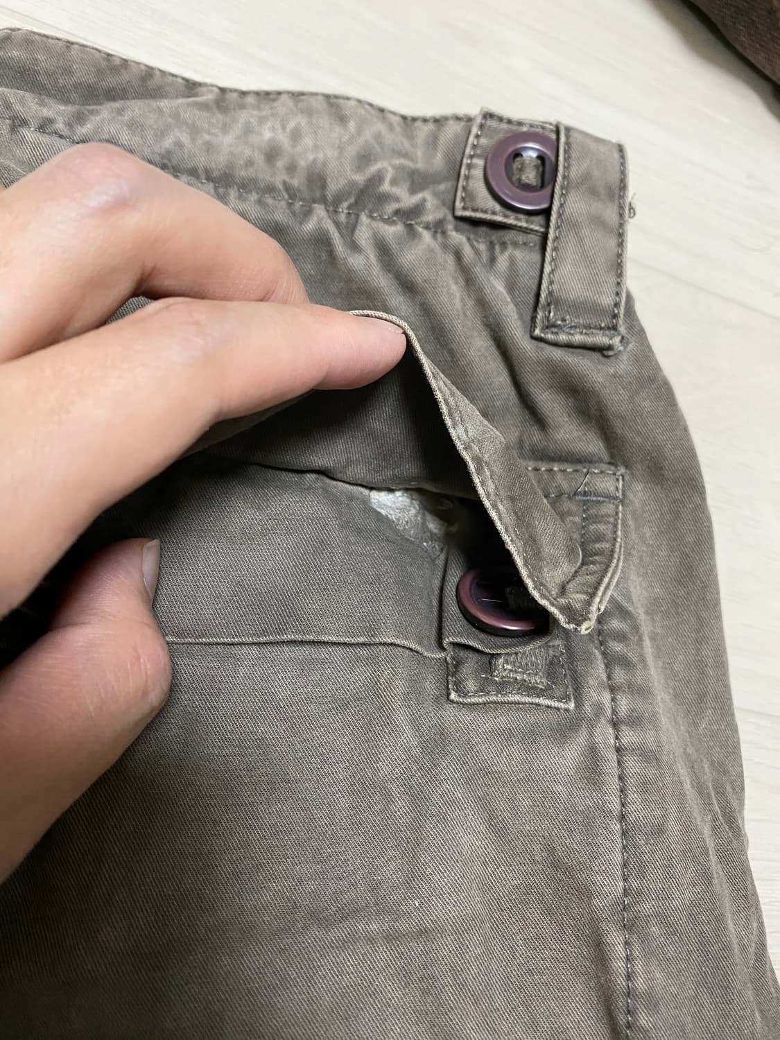 일본 빈티지 카고 데님 팬츠 상품이미지5