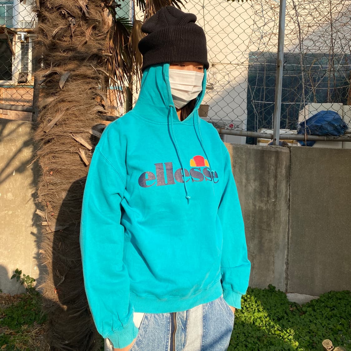 엘레쎄 헤리티지 빅 로고 후드 상품이미지3