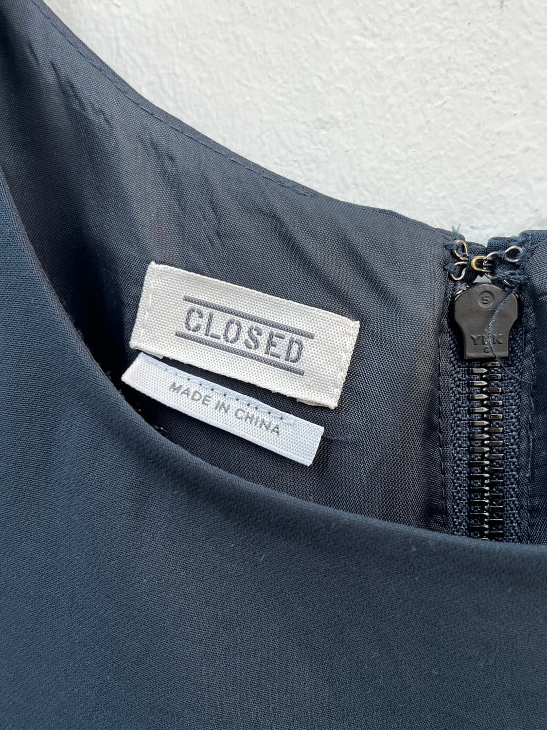 Closed 네이비 폴리 원피스 M 상품이미지2
