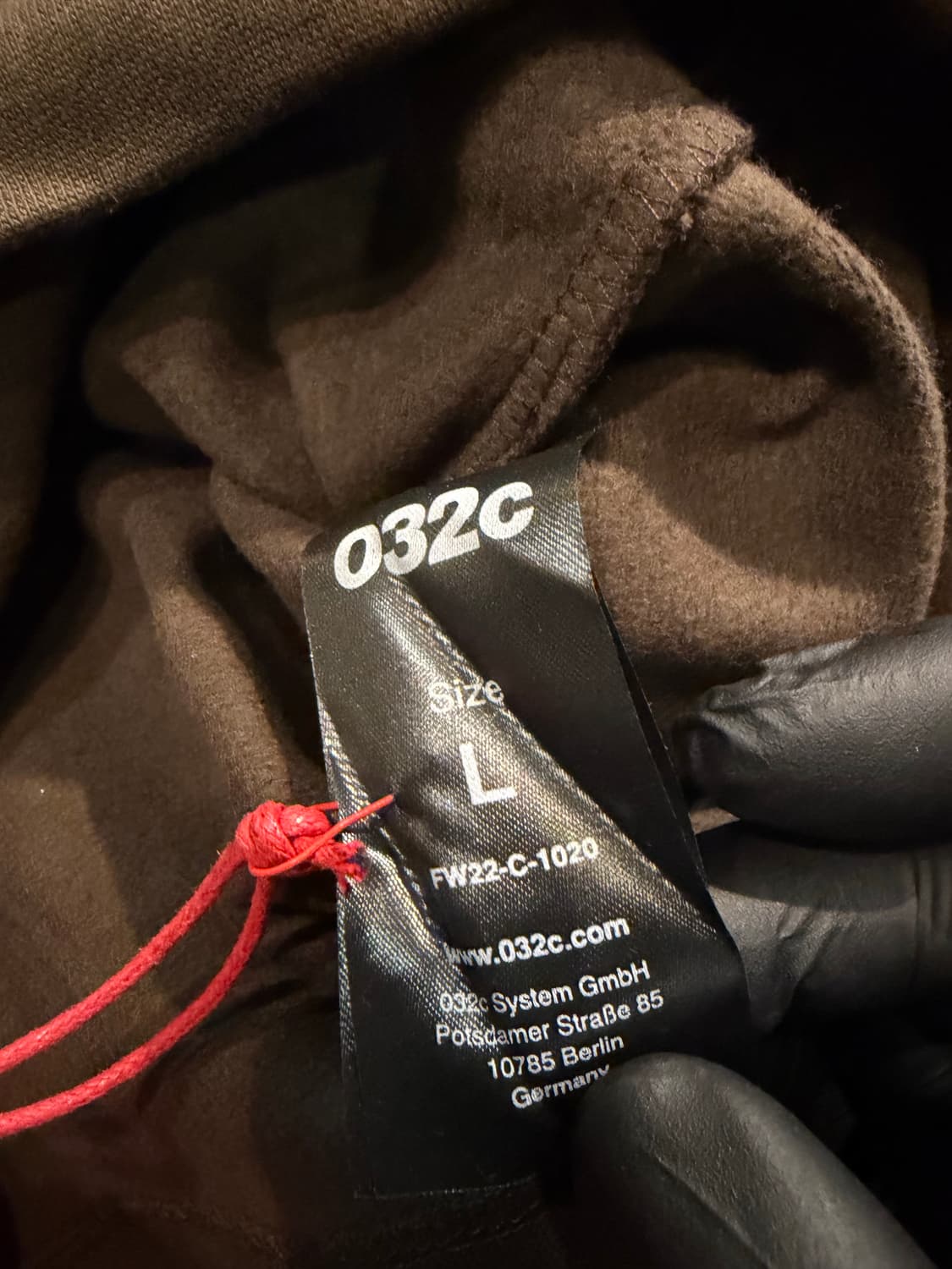 032C 자수로고 반팔 브라운 L 상품이미지5