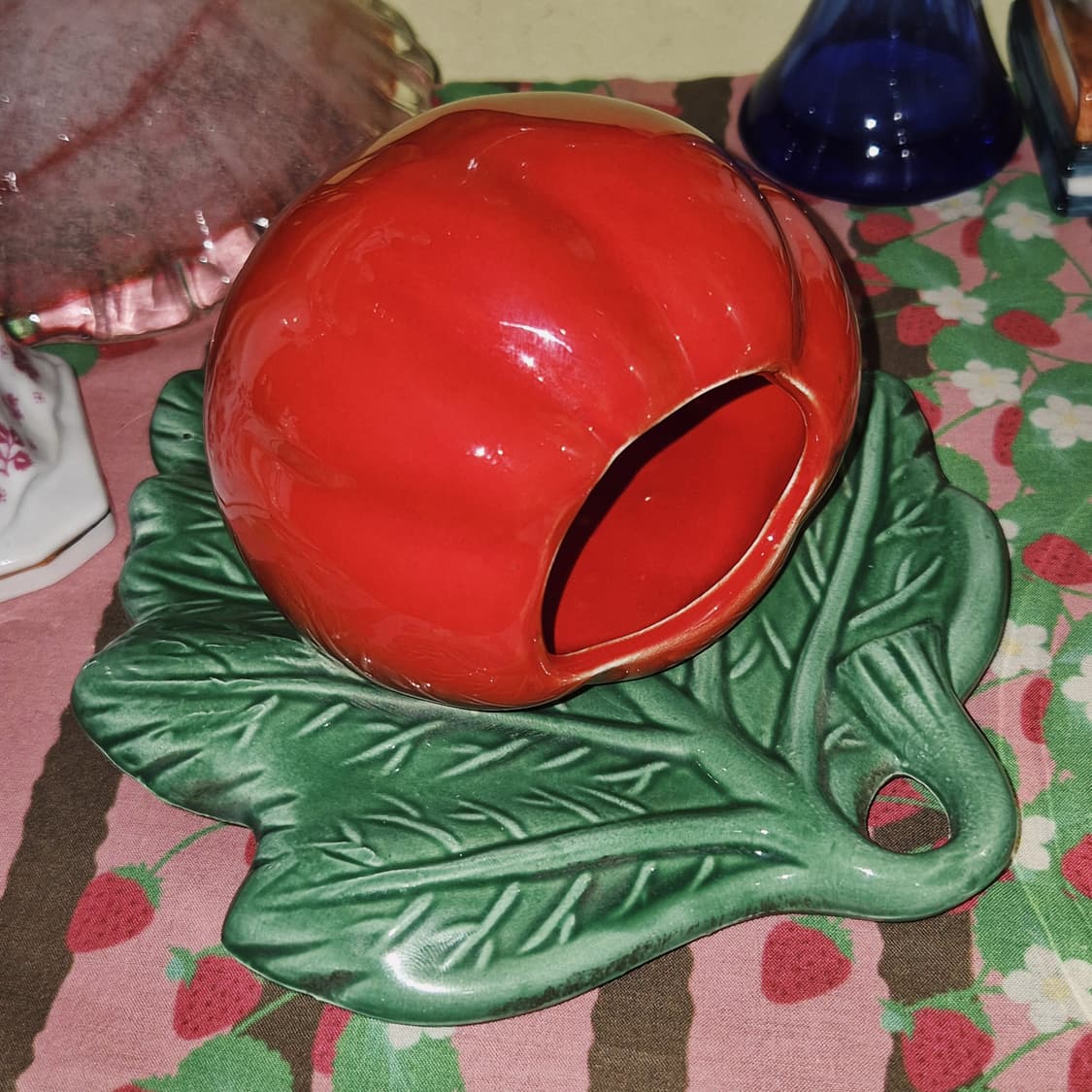 70s 가토 토마토 도자기 벽걸이 홀더 상품이미지7