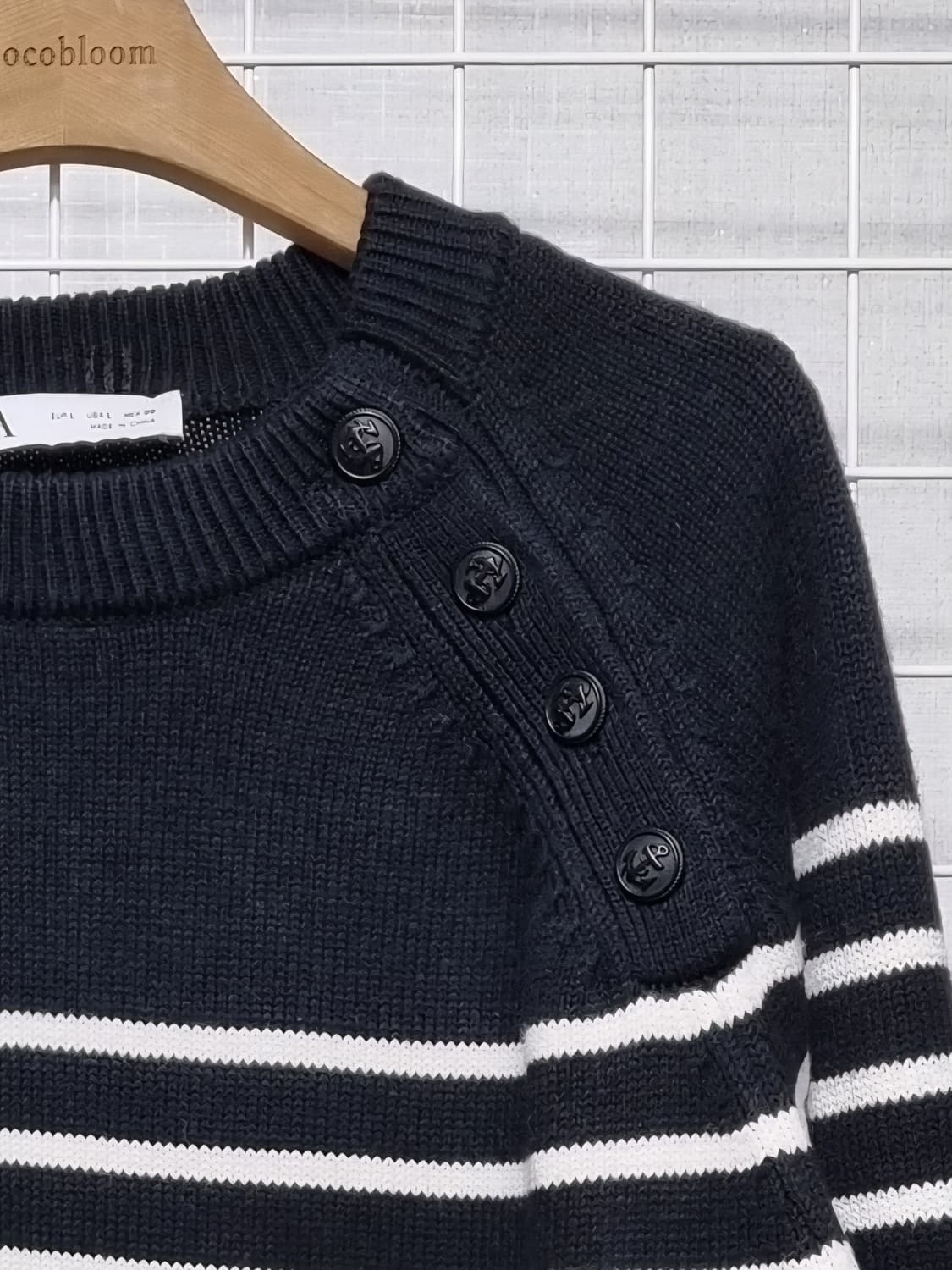 자라 니트 (블랙) 새상품급 상품이미지4